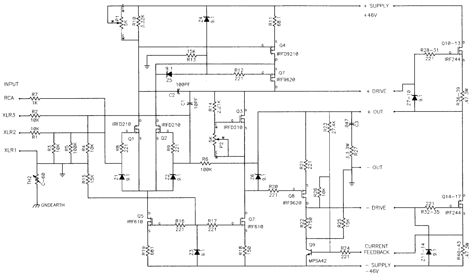 Threshold Aleph 14 Schematic