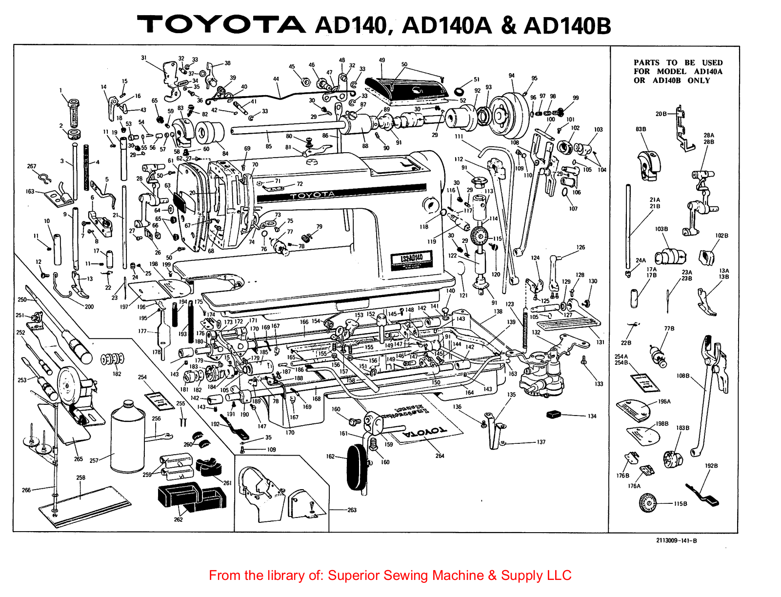 Toyota AD140, AD140A, AD140B Manual