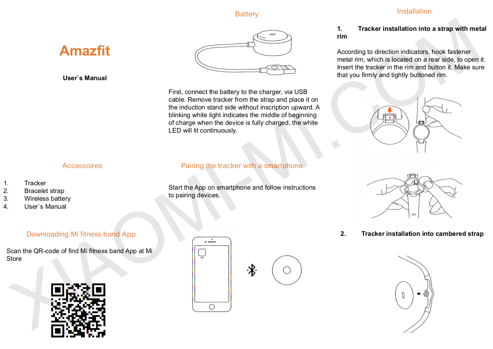 Xiaomi Amazfit User Manual