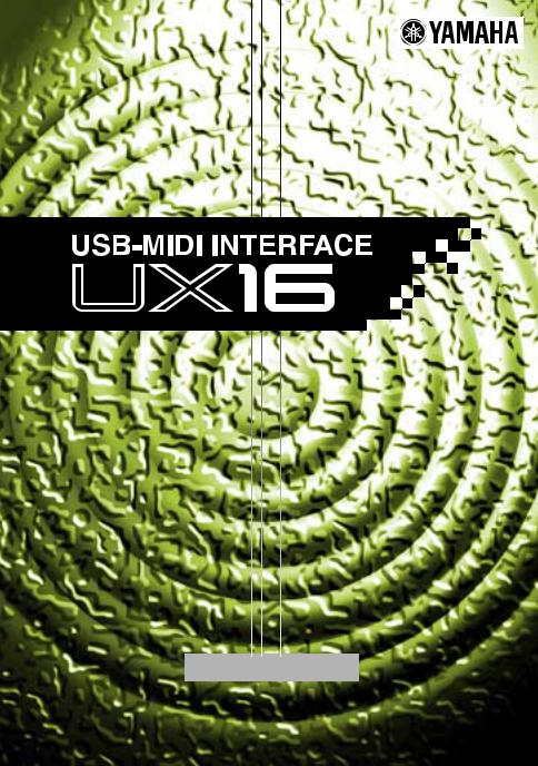 YAMAHA UX16 User Manual