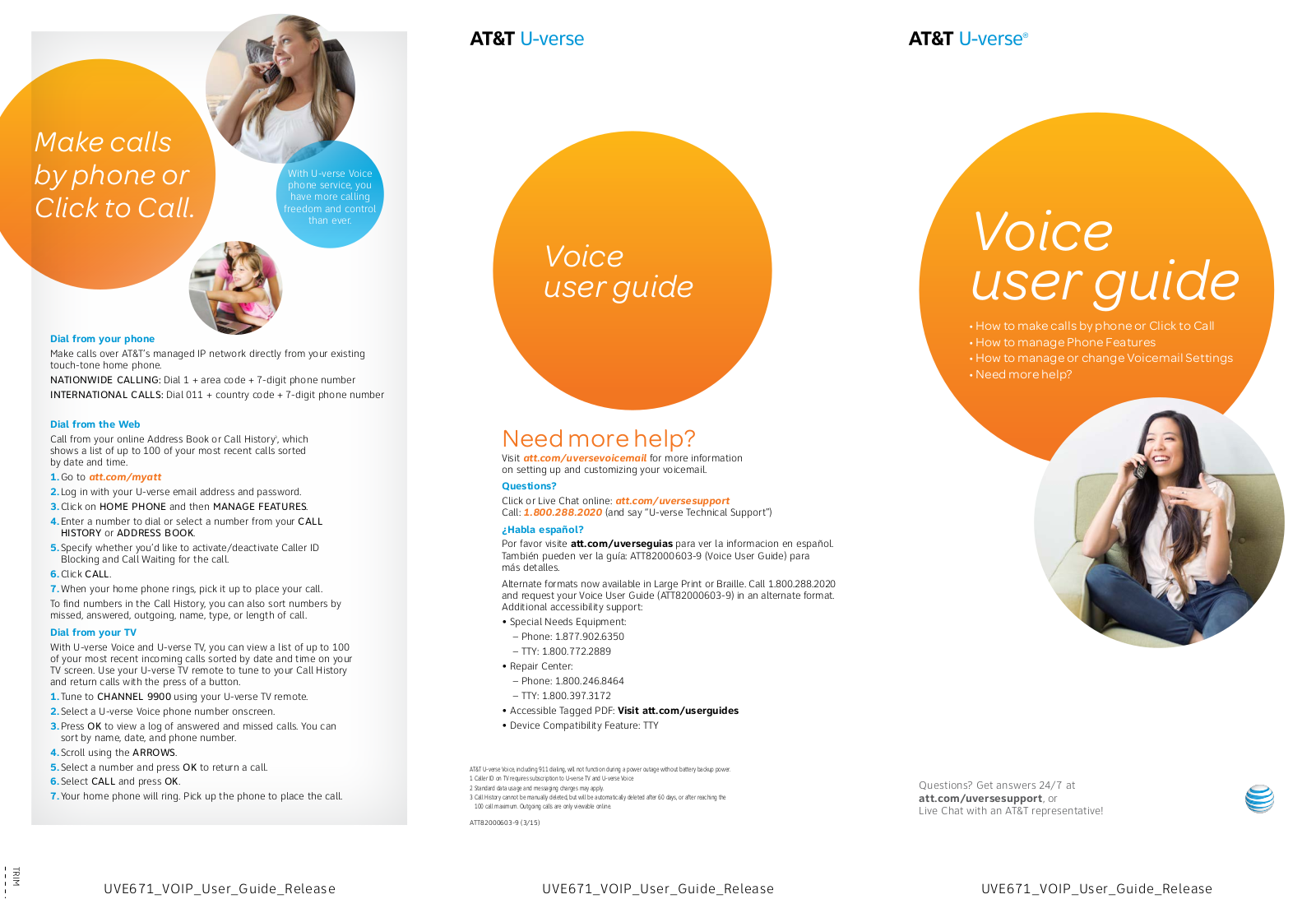 AT&T UVE671 User Manual