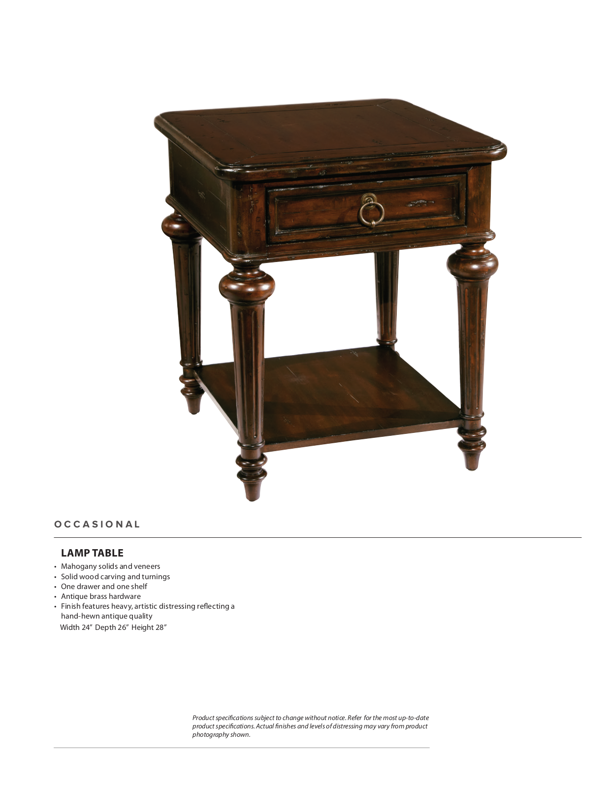 Hekman W004497088 Specifications - ManualMachine.com