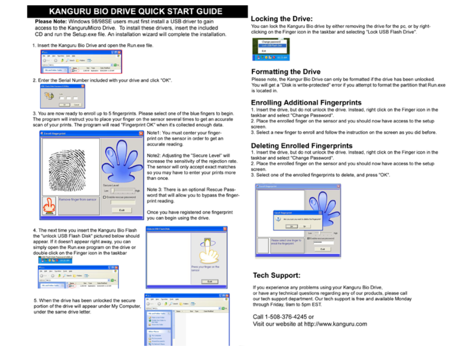 Kanguru BIO DRIVE User Manual