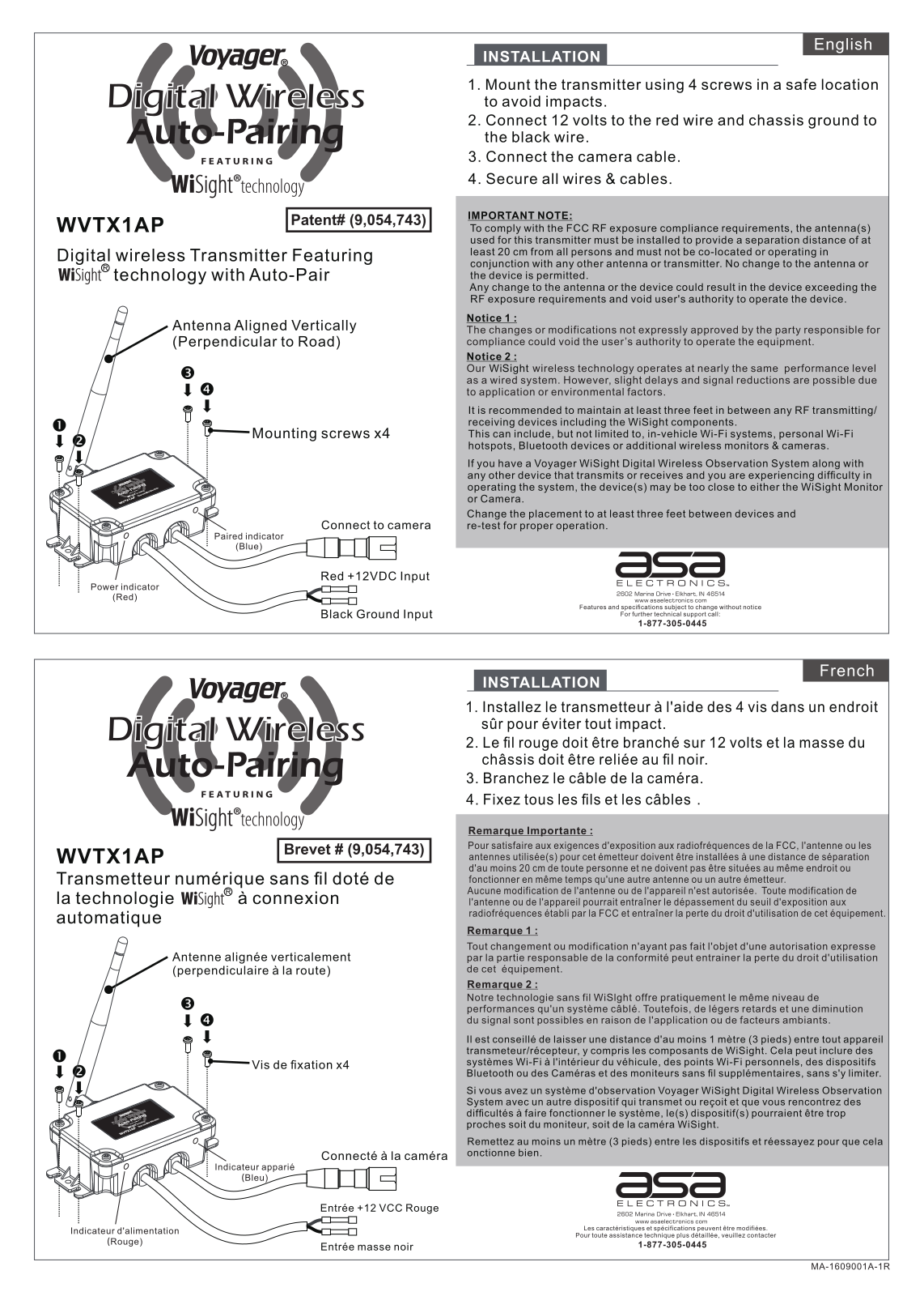 Voyager WVTX1AP User Manual