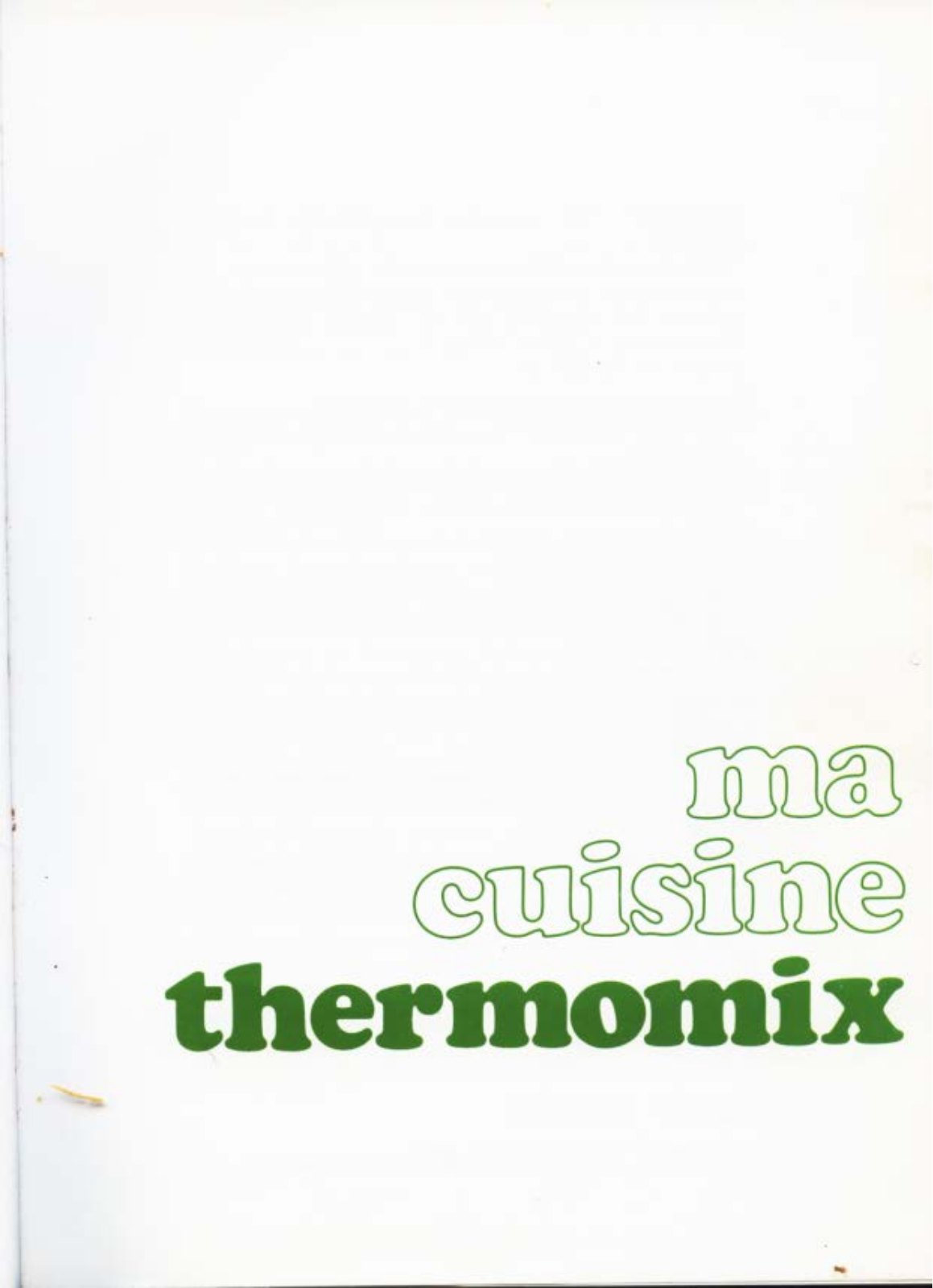 Vorwerk Thermomix 3300 User Manual