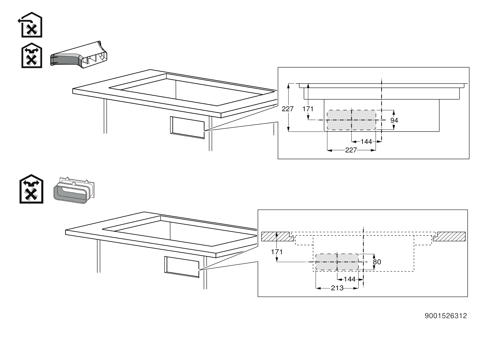 Bosch PVQ711F15E, PVQ731F15E, PXX875D67E, PXX895D66E, PVQ795F25E Further installation information