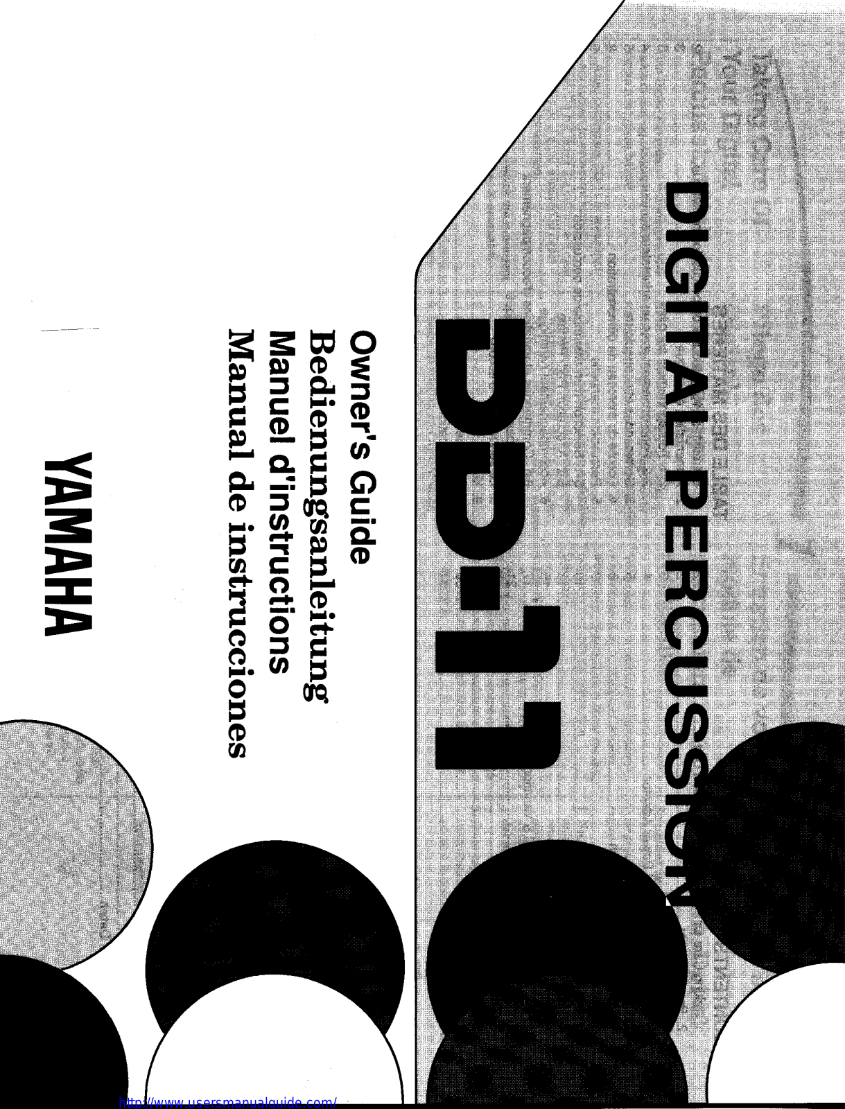 Yamaha Audio DD-11 User Manual