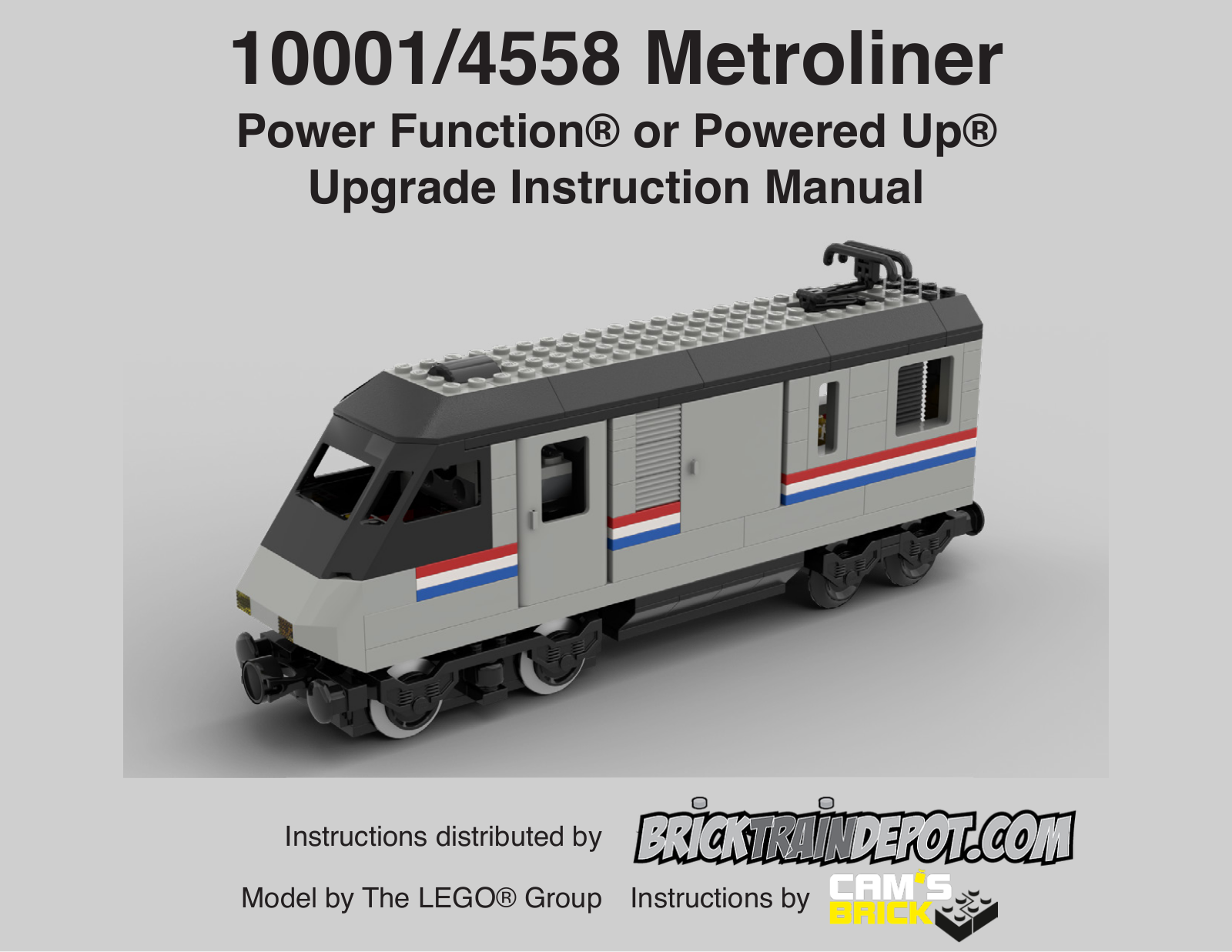 LEGO 10001/4558 Metroliner Instruction Manual