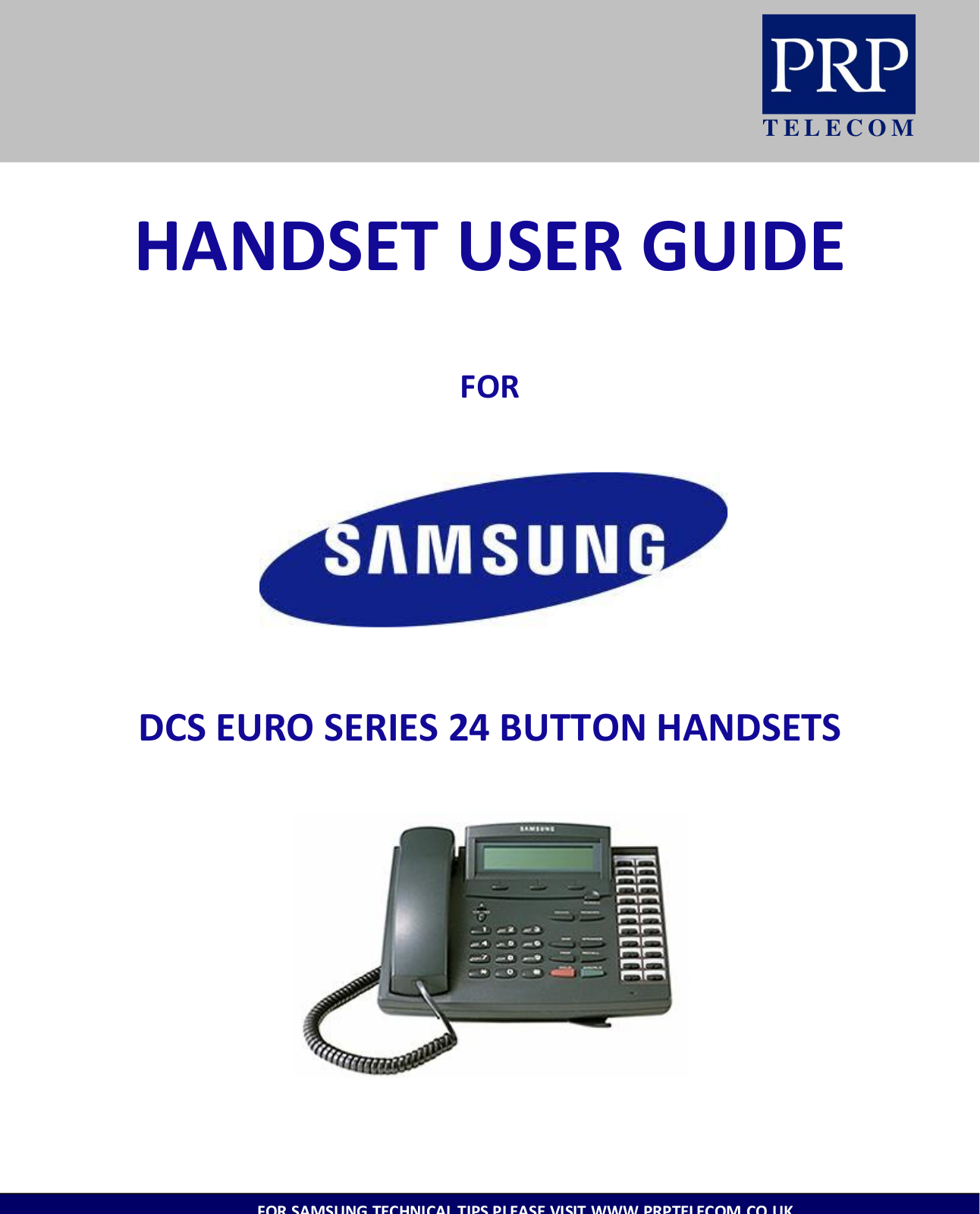 Samsung DCS EURO 24 User guide - ManualMachine.com
