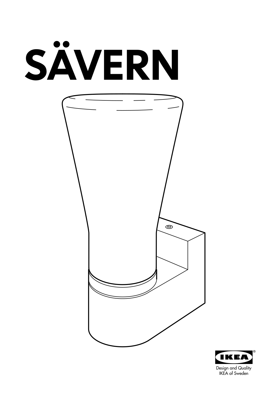 IKEA SAVERN User Manual