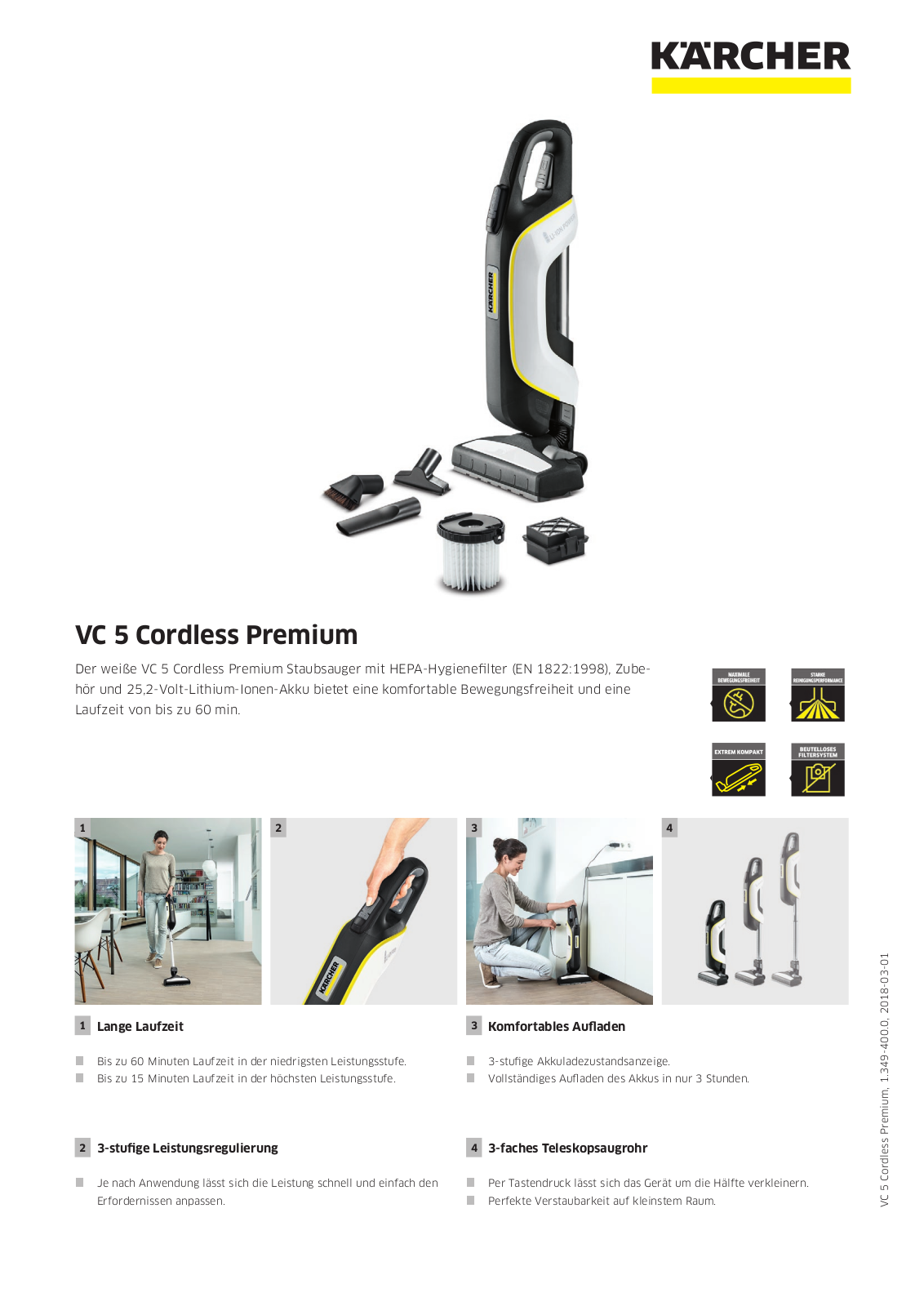 Kärcher VC 5 Cordless Premium User Manual