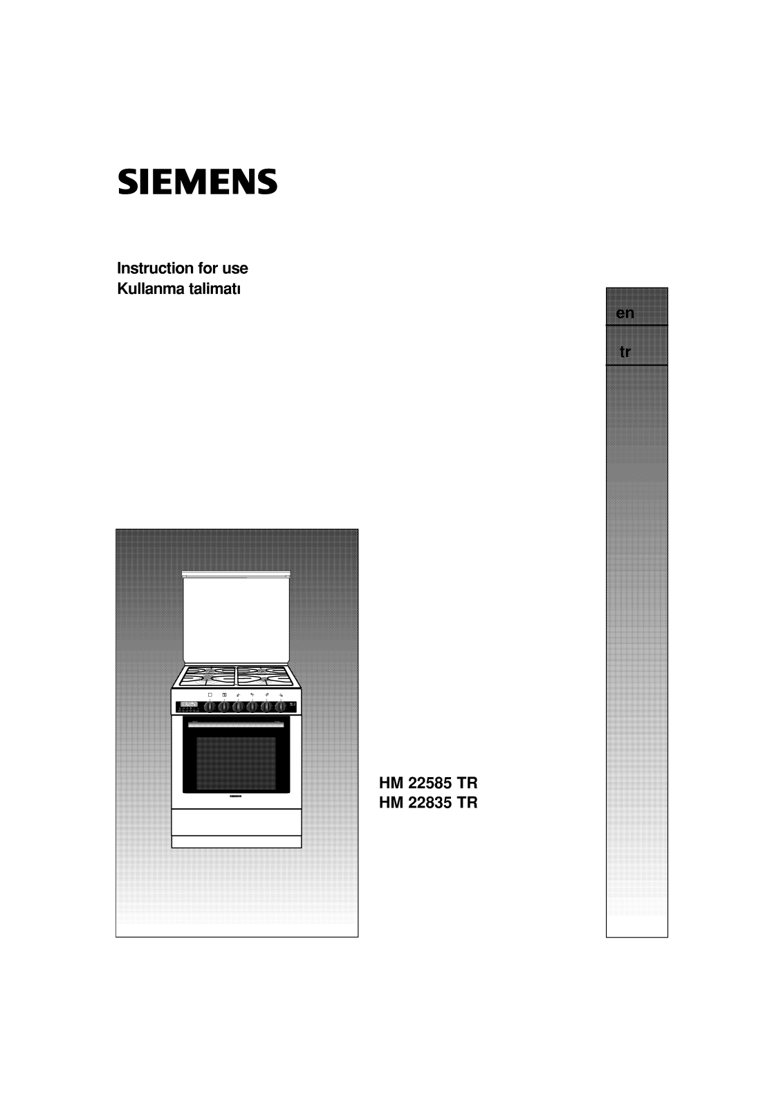 Siemens HM22585TR, HM22835TR User guide