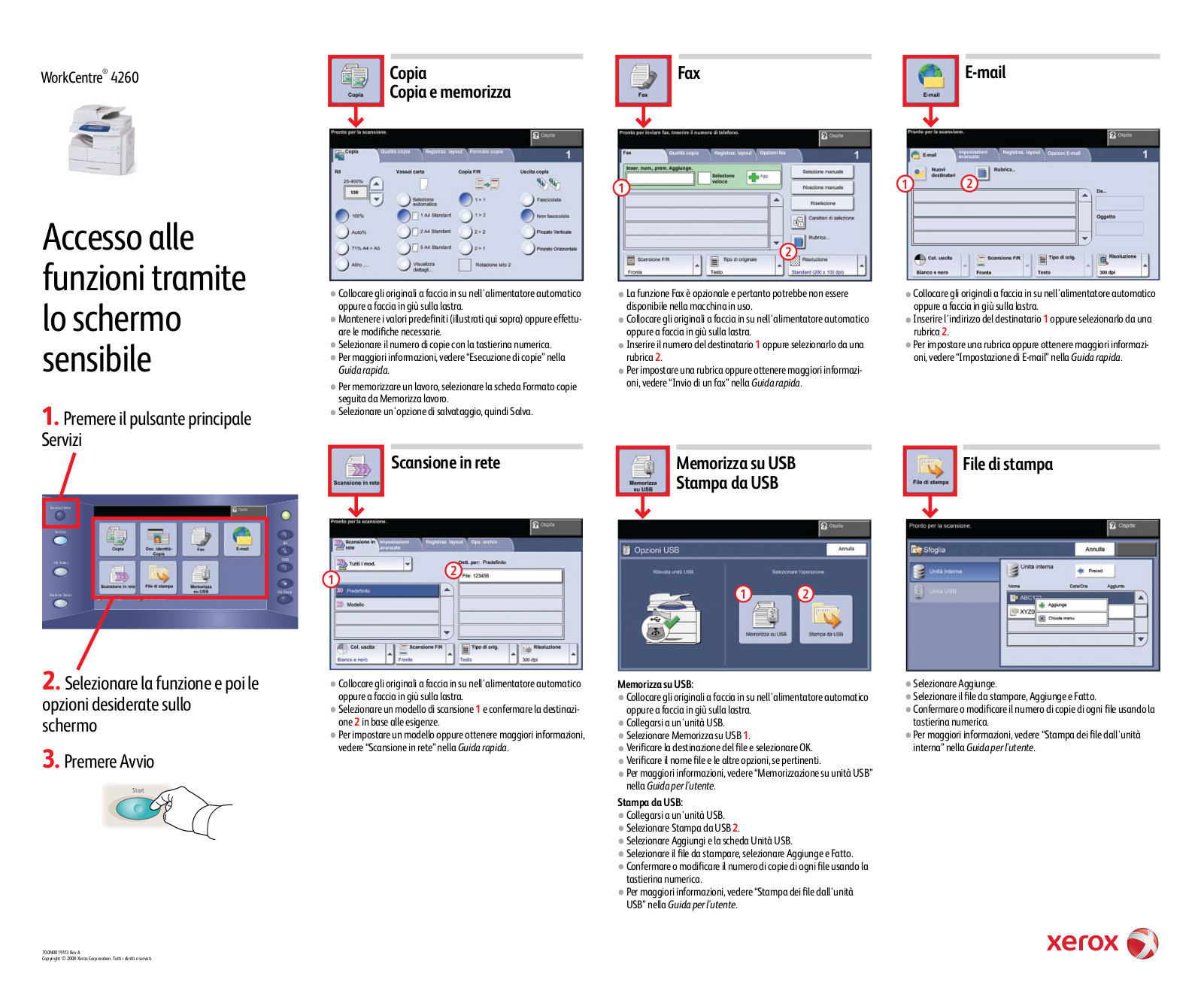 Xerox WORKCENTRE 4260 User Manual