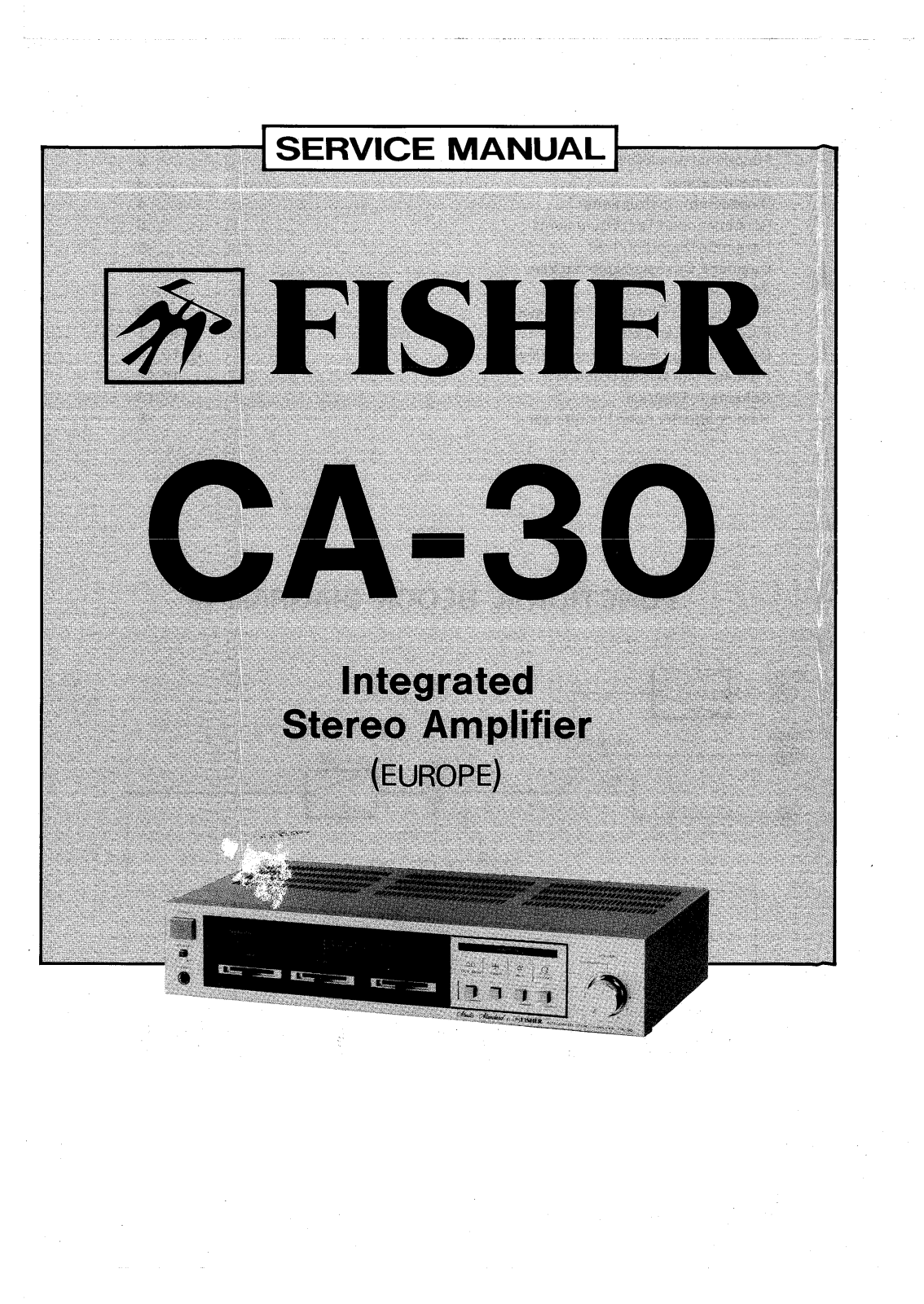 Fisher CA-30 Service manual