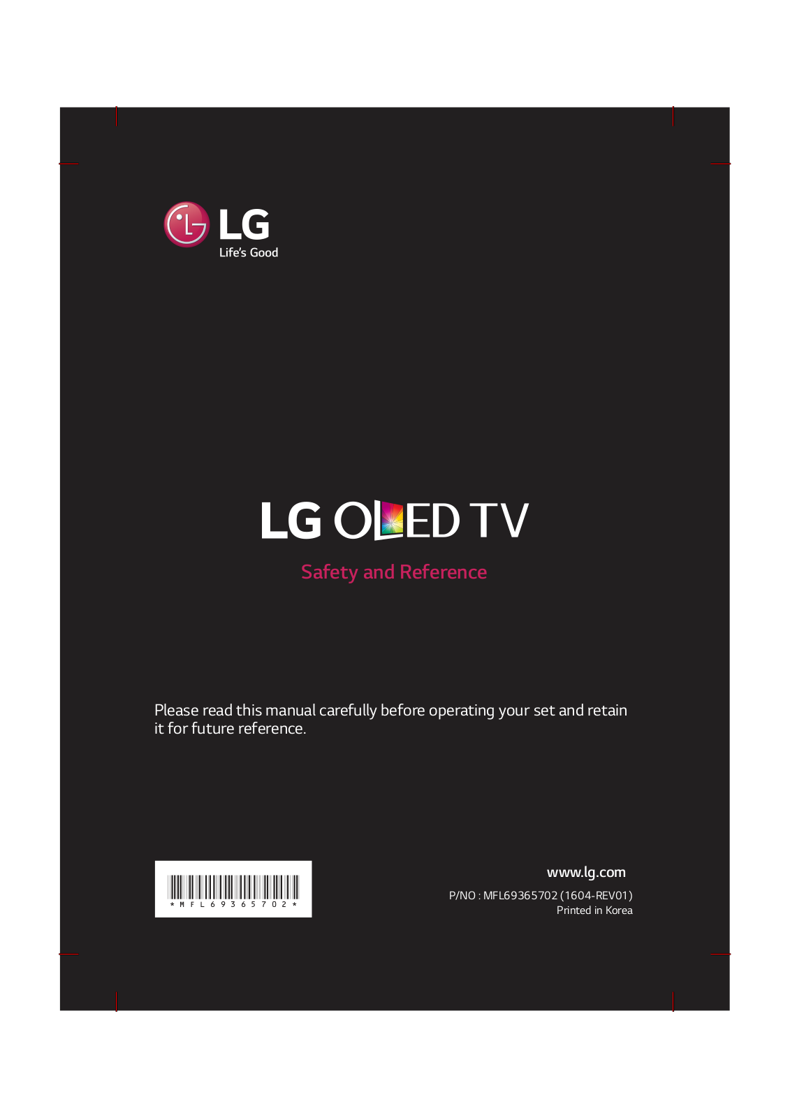 OLED 65E6V, 55E6, 65B6J, 55B6 User Manual