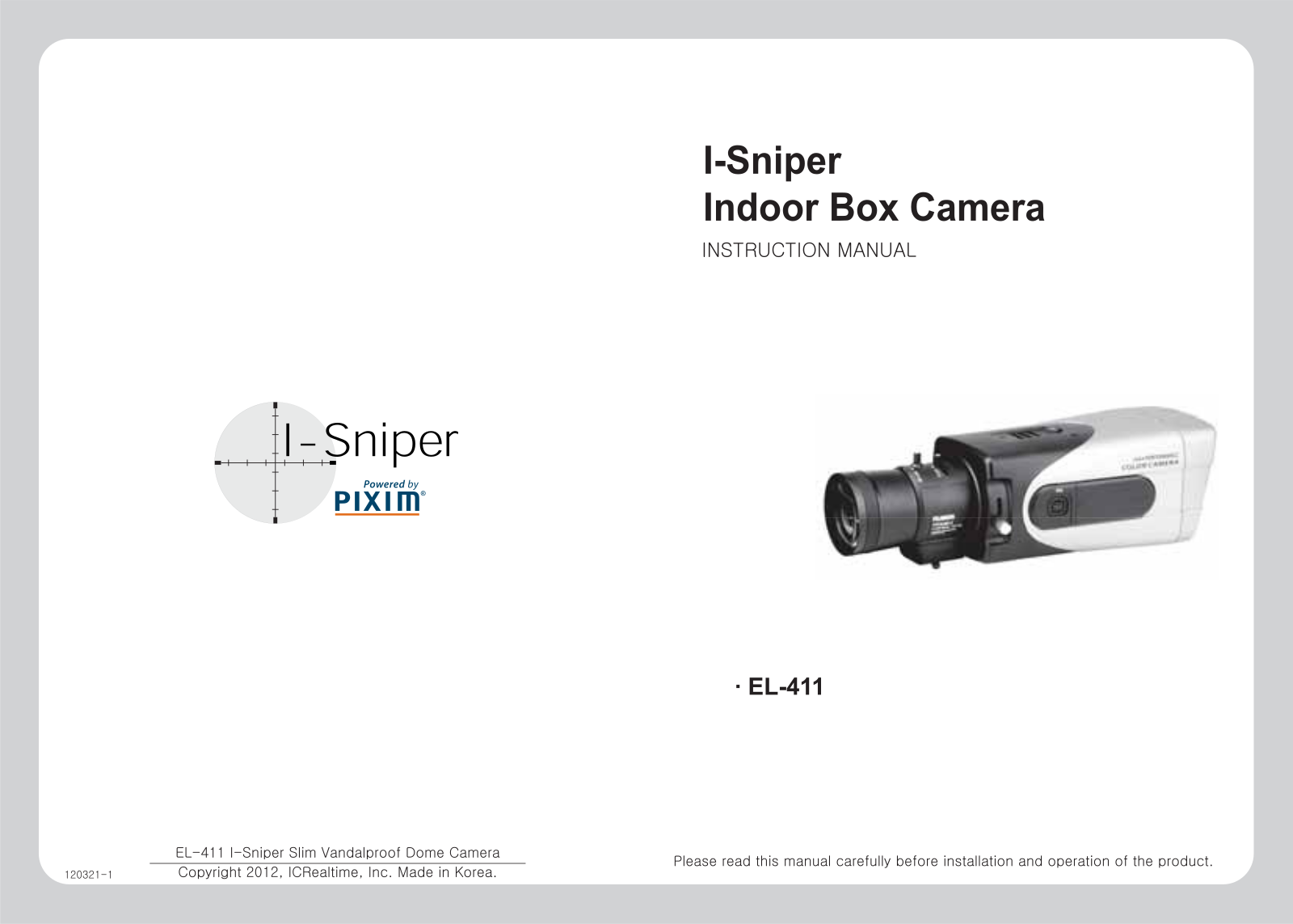 ICRealtime EL-411PIXIM User Manual