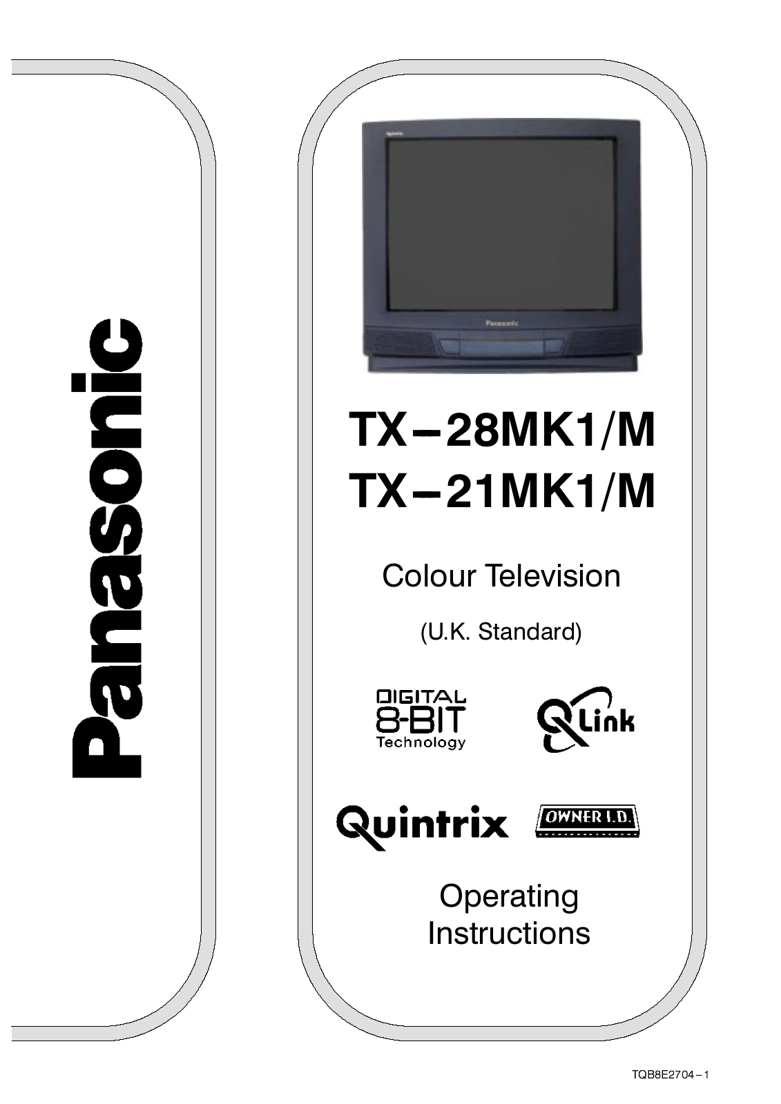 PANASONIC TX-28MK1 User Manual