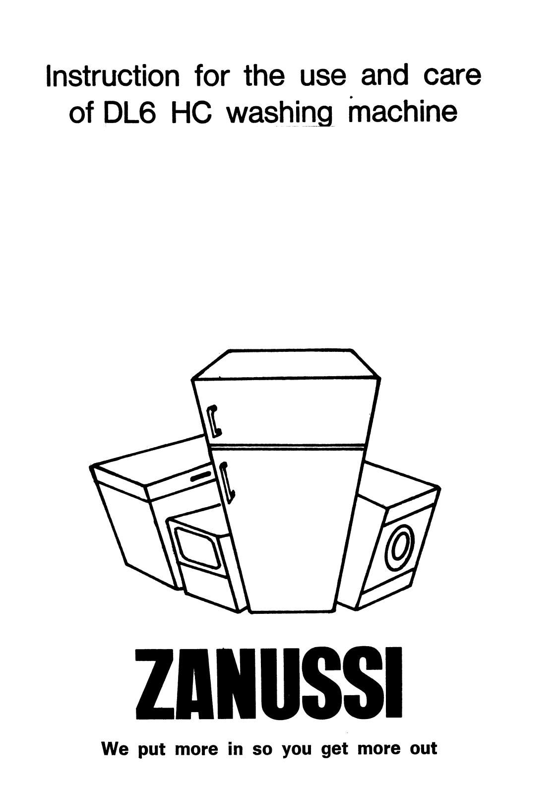 Zanussi DL6 User Manual