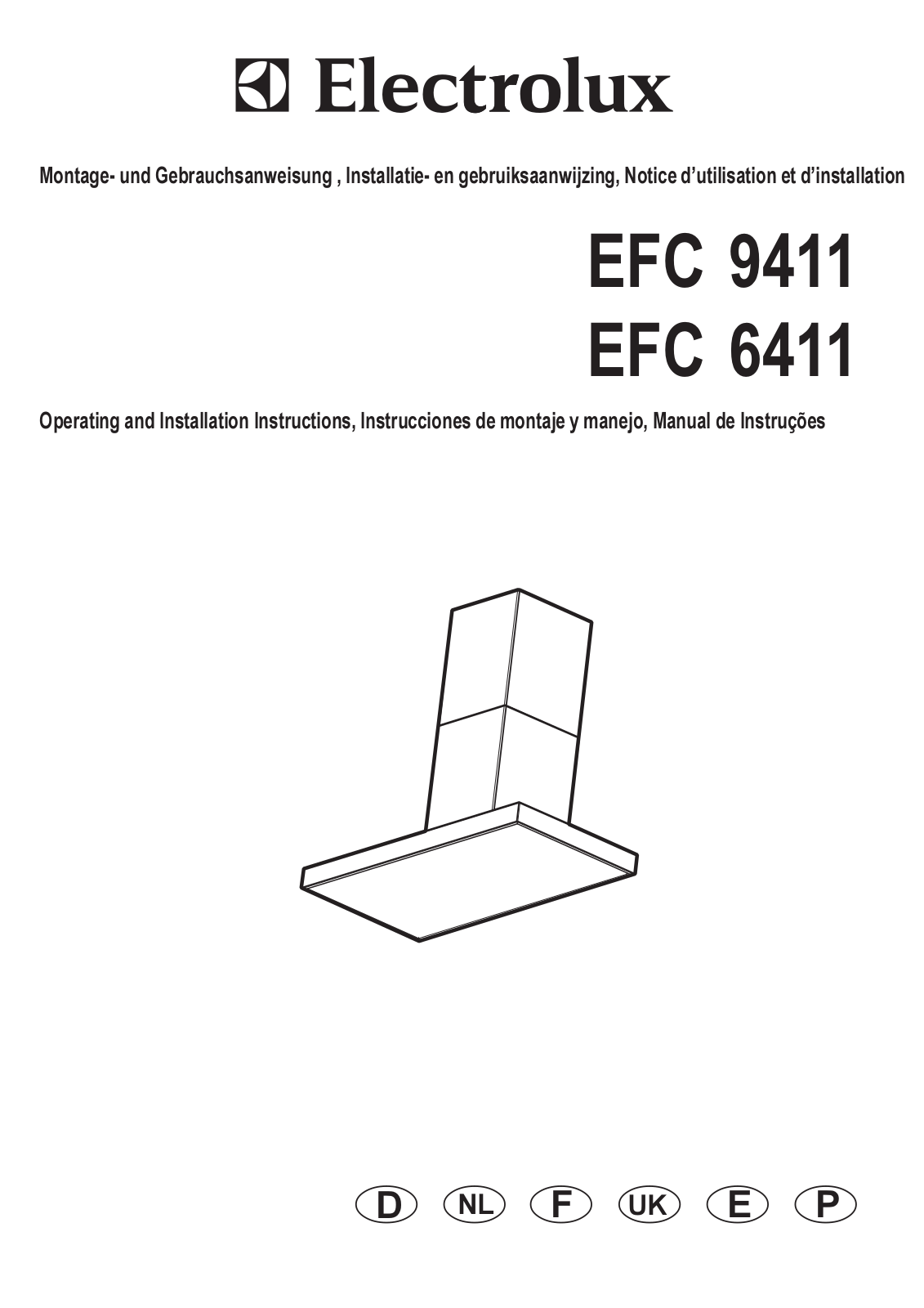 electrolux EFC9411, EFC6411 User Manual