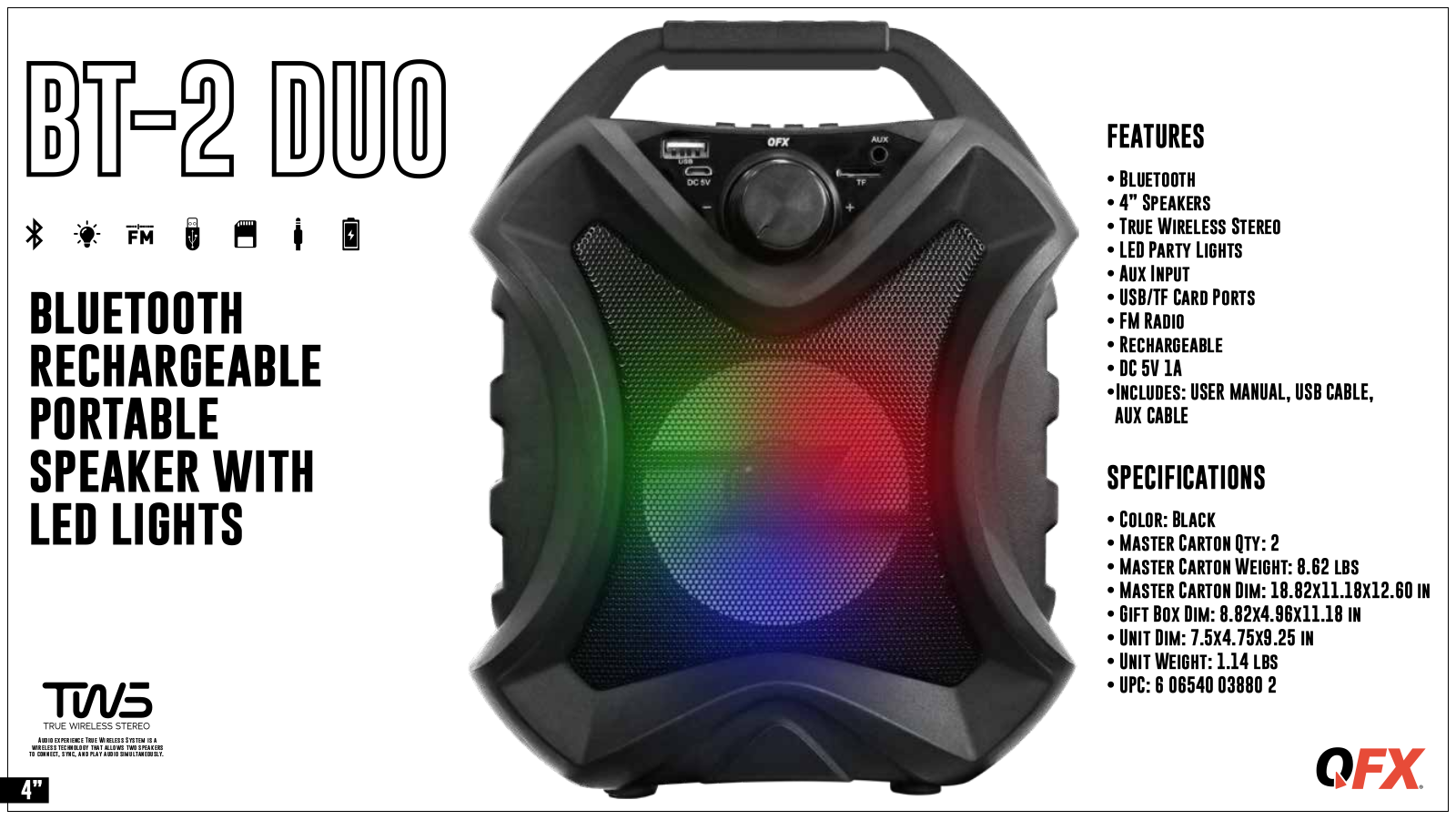 OFX BT-2 DUO User Manual