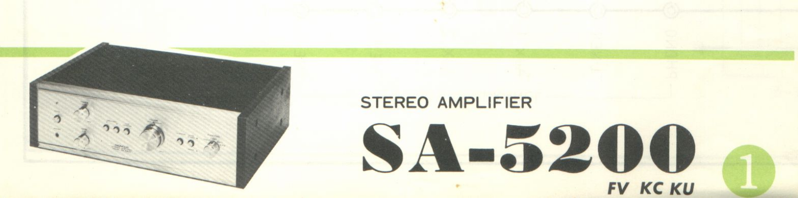 Pioneer SA-5200 Schematic