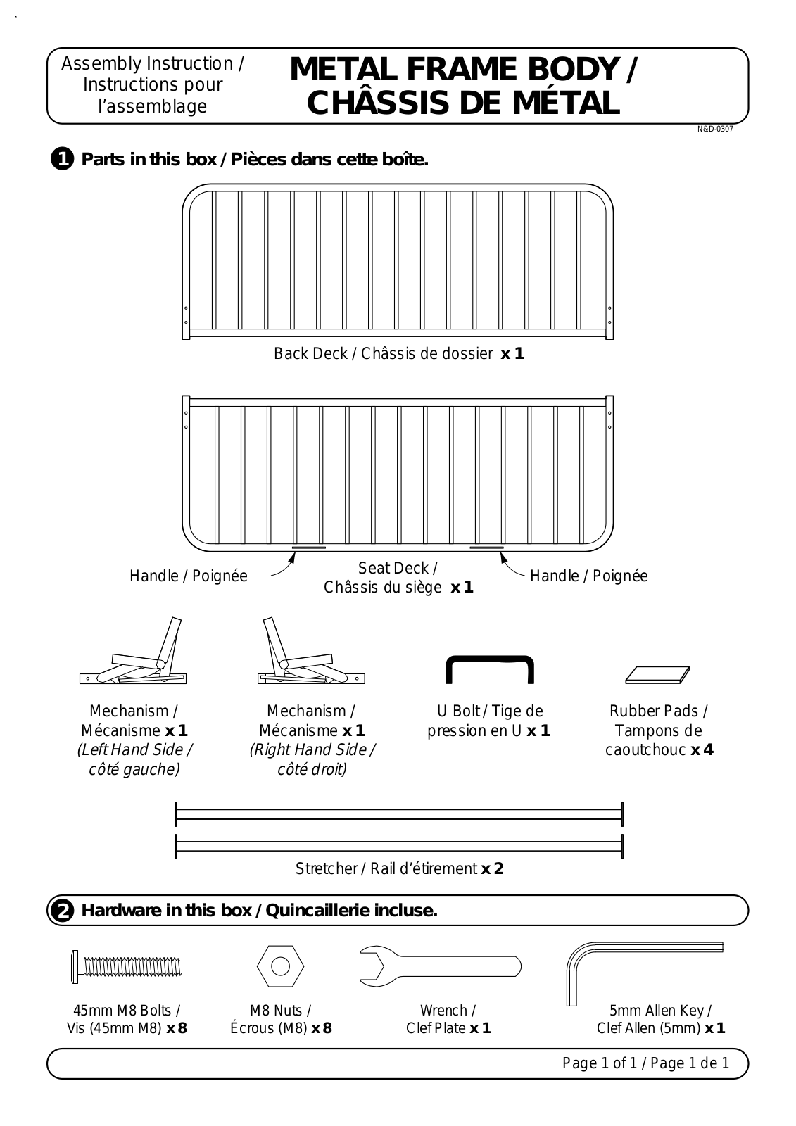 Night & Day Full Metal Body Assembly Instruction