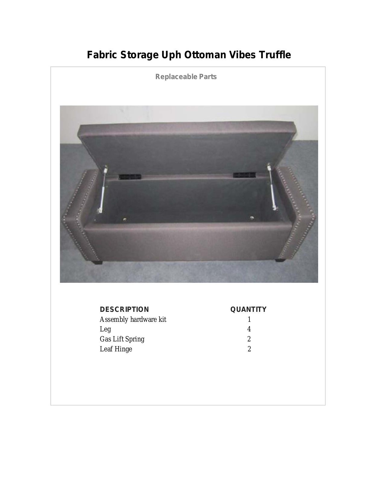 Ebern Designs EBDG5065 Replaceable Parts List - ManualMachine.com