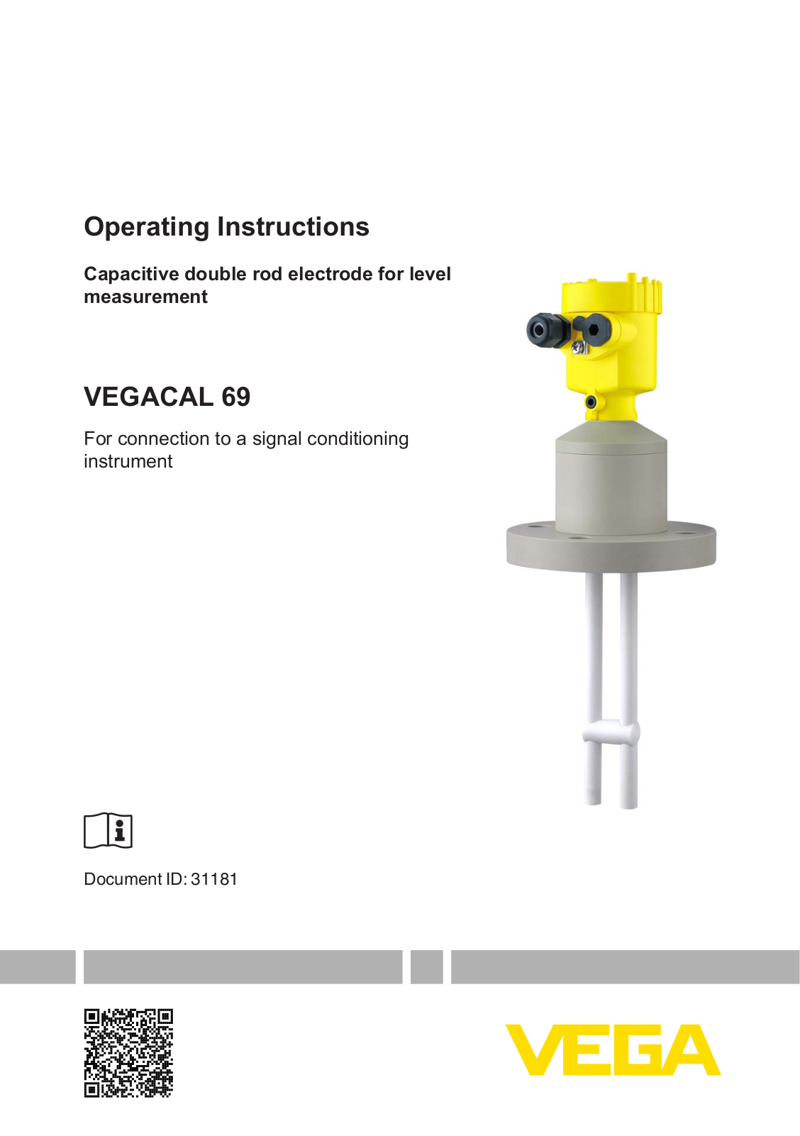 VEGA CAL69 User Manual