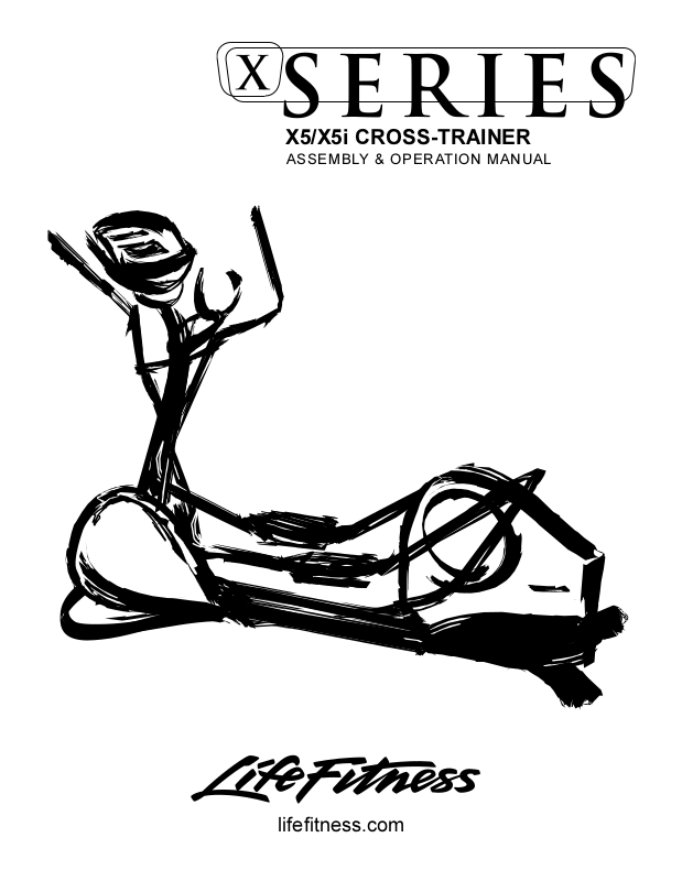 Life Fitness X5i, X5 User Manual