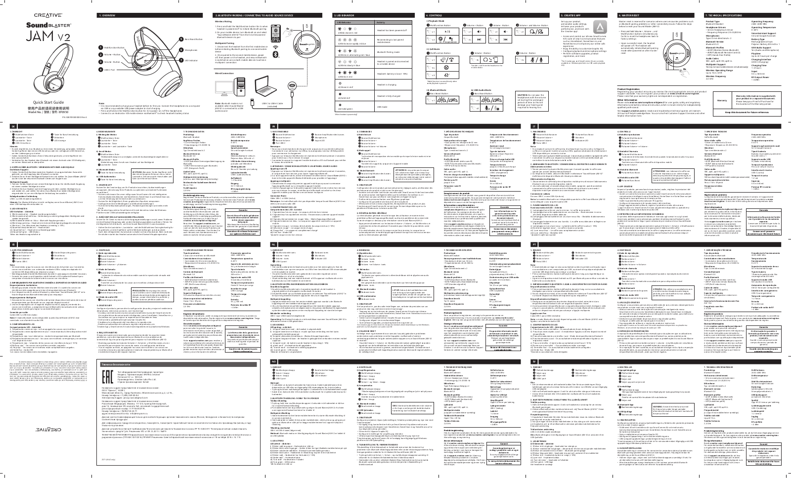 Creative Jam V2 User Manual