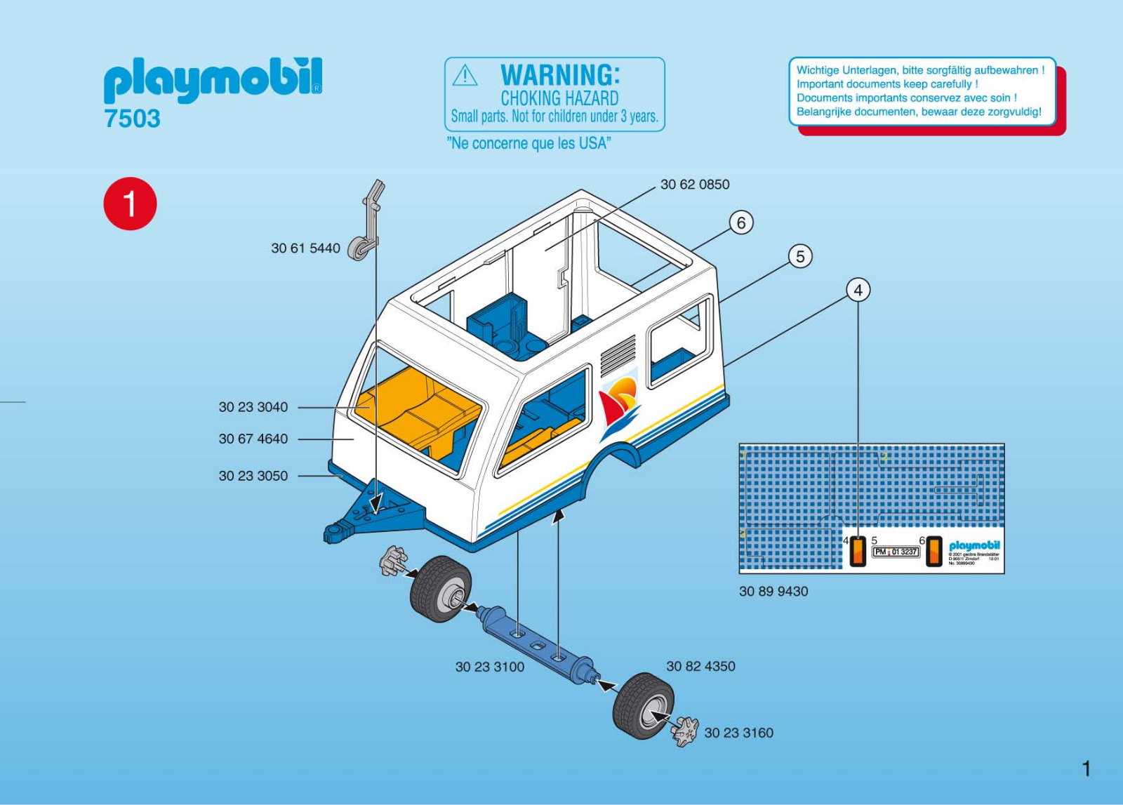 Playmobil 7503 Instructions