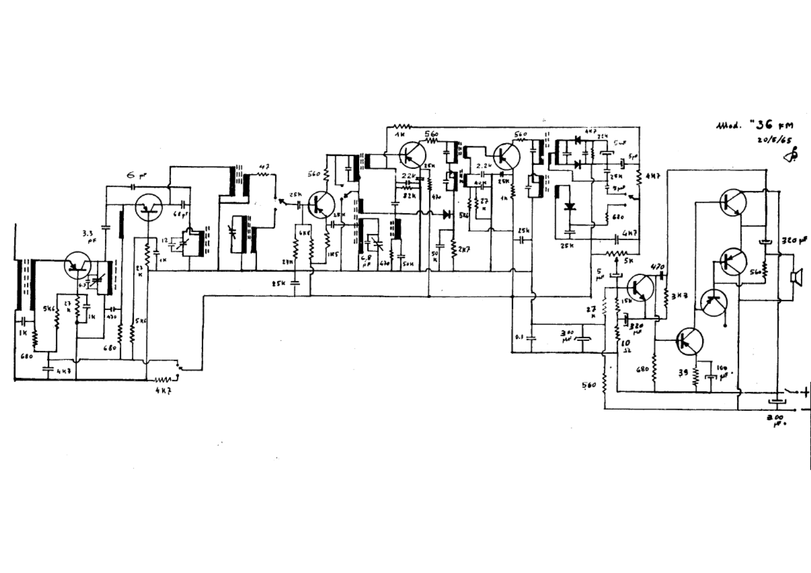 Trans Continents Radio 36fm schematic - ManualMachine.com