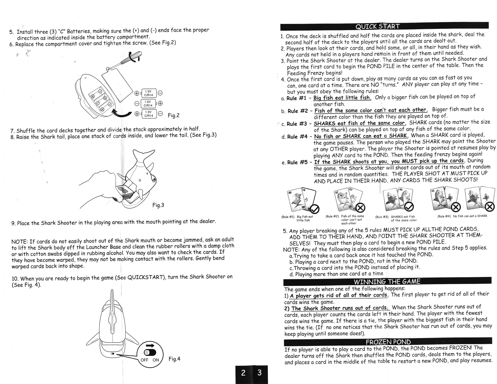 Mga Entertainment BIG FISH LIL FISH SHARK SHOOTER 2 3 User Manual