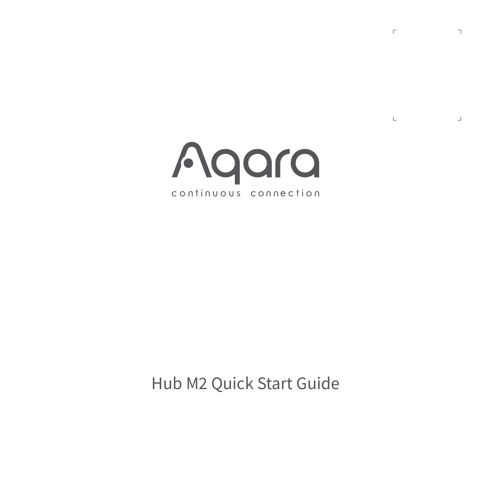 Aqara Hub M2 Quick Start Guide