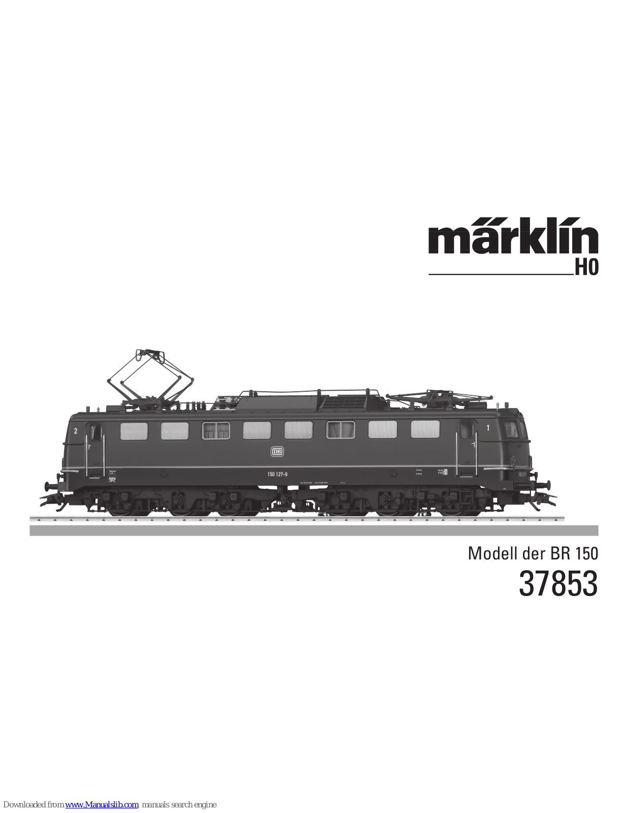 marklin 37853, 37852 User Manual - ManualMachine.com