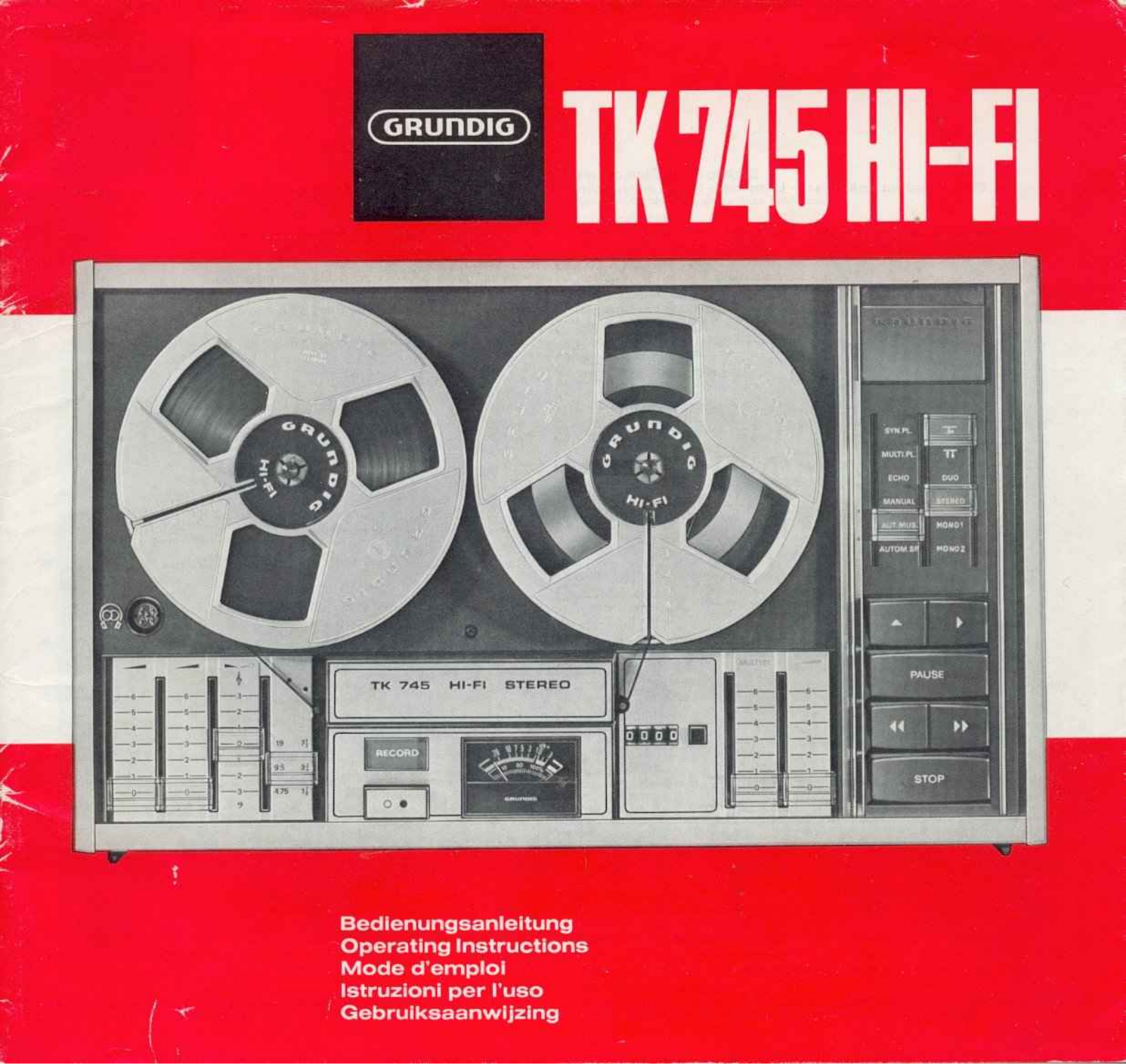 Grundig TK-745 Owners Manual