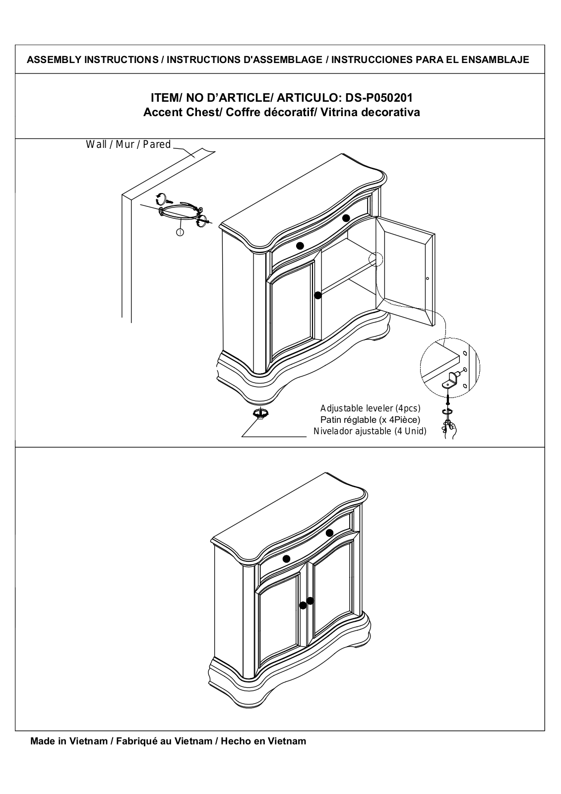 HomeFare DSP050201 Assembly Guide - ManualMachine.com