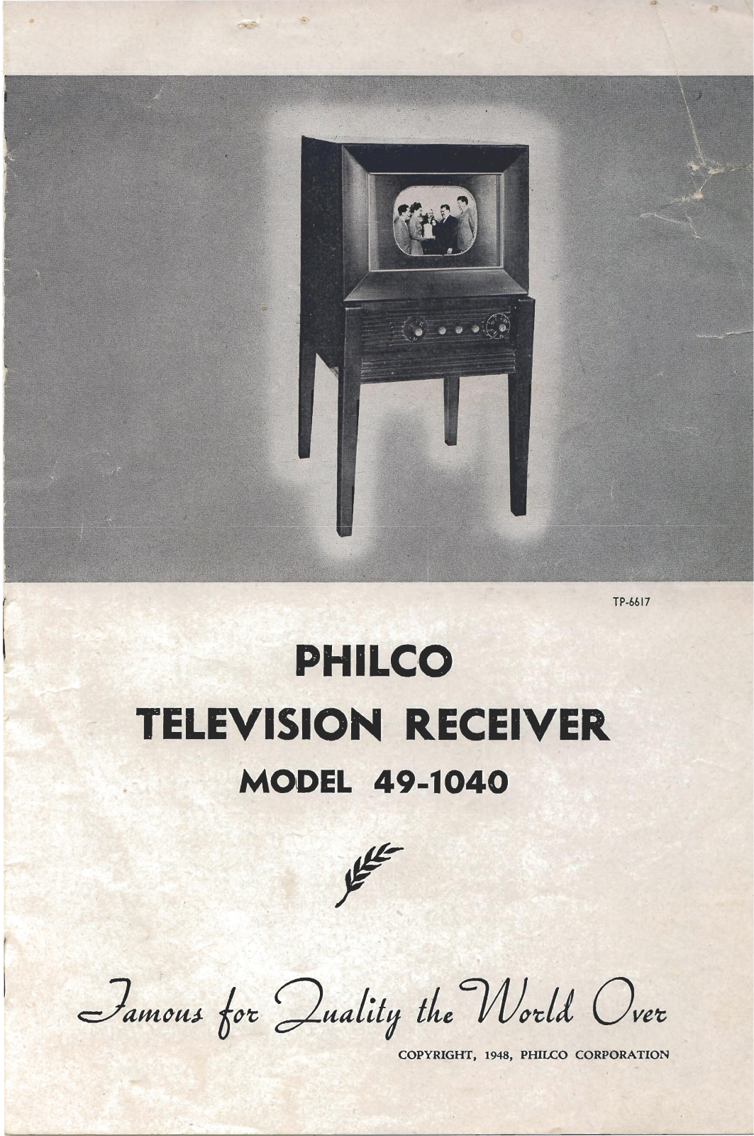 Philco 49 1040 schematic