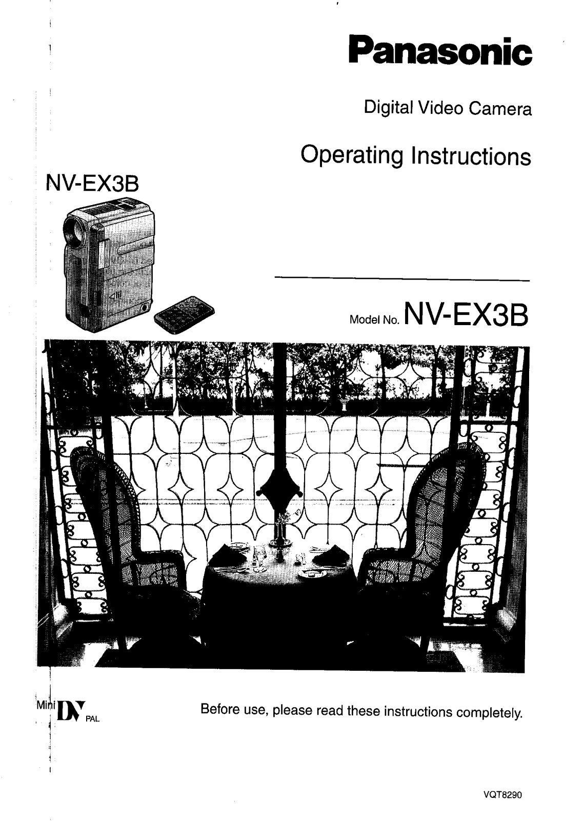 Panasonic NV-EX3B User Manual