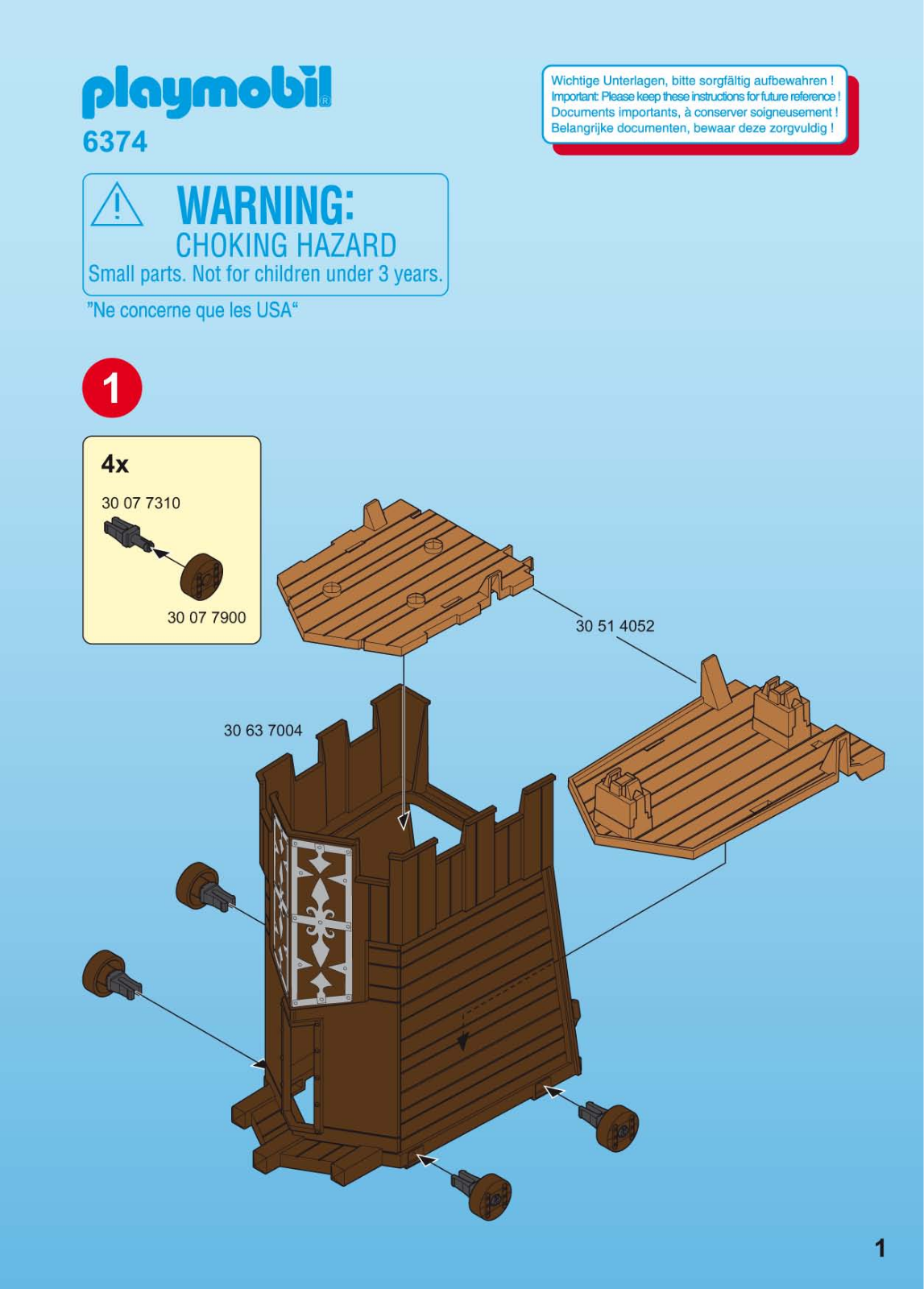 Playmobil 6374 Instructions