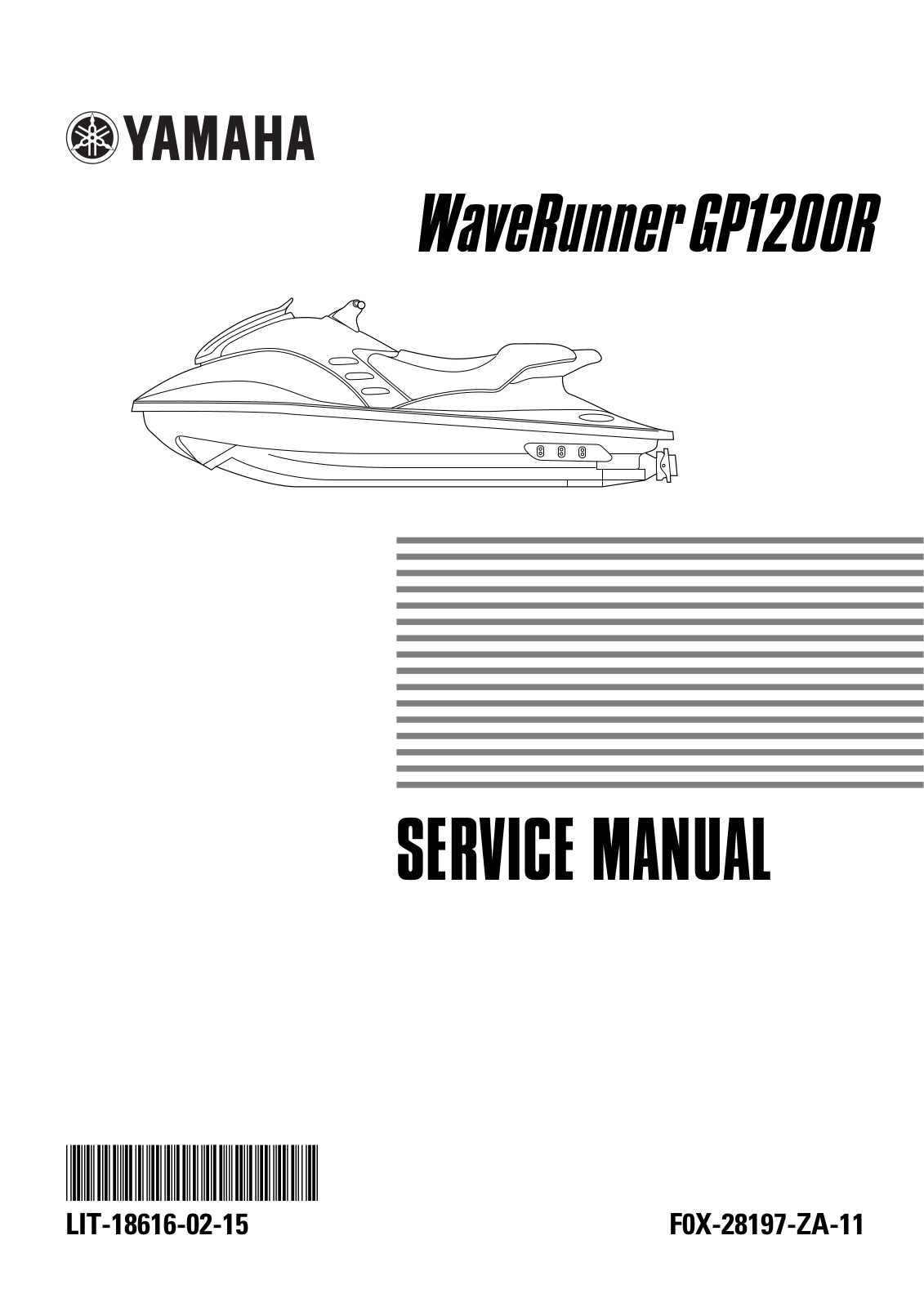 Yamaha GP1200R Service Manual