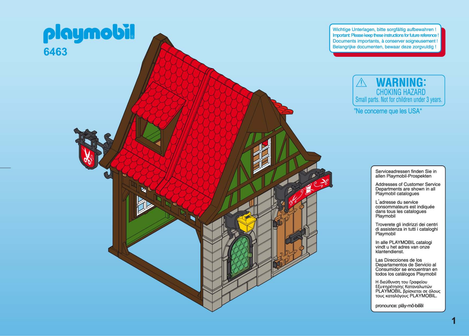 Playmobil 6463 Instructions