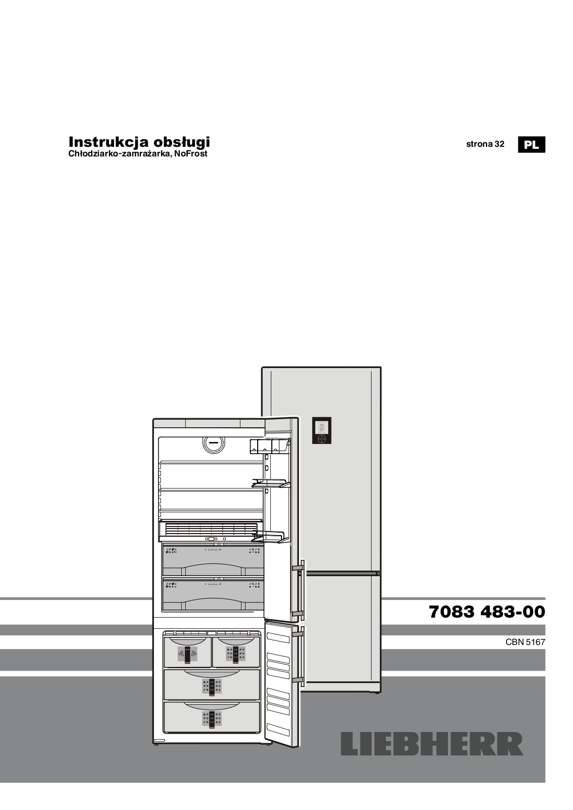 Liebherr CBNPES 5167 PREMIUMPLUS BIOFRESH NOFROST User Manual