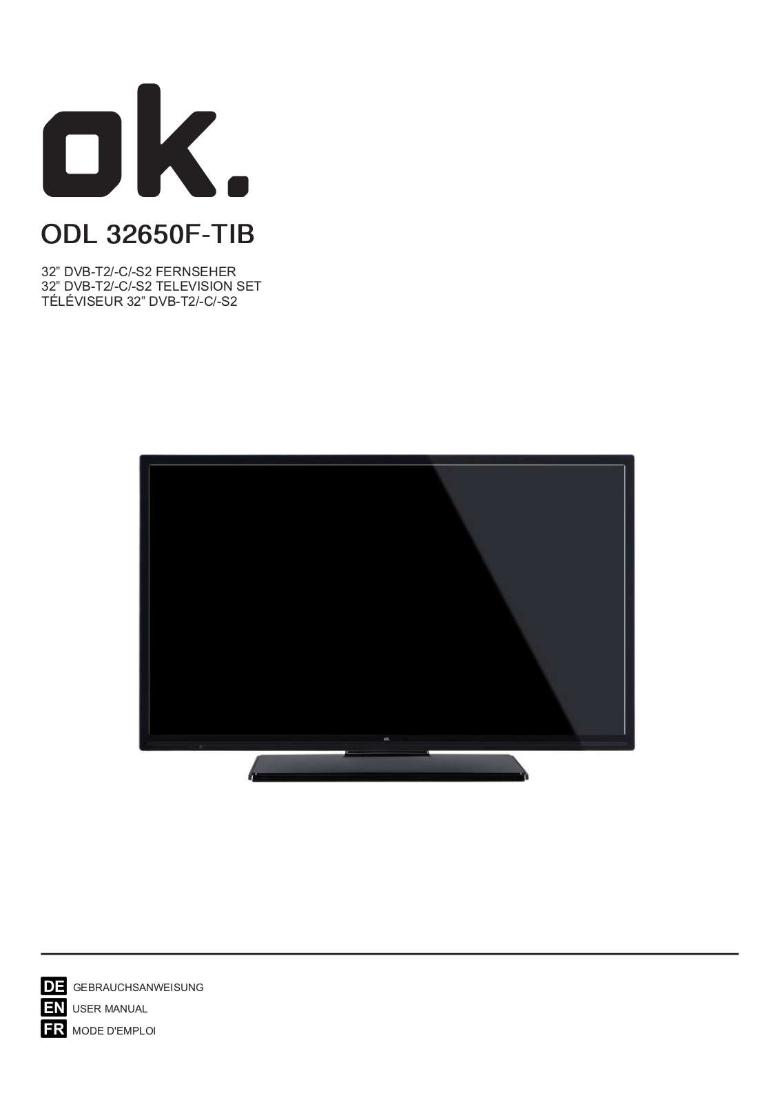 OK ODL 32650F-TIB User Manual