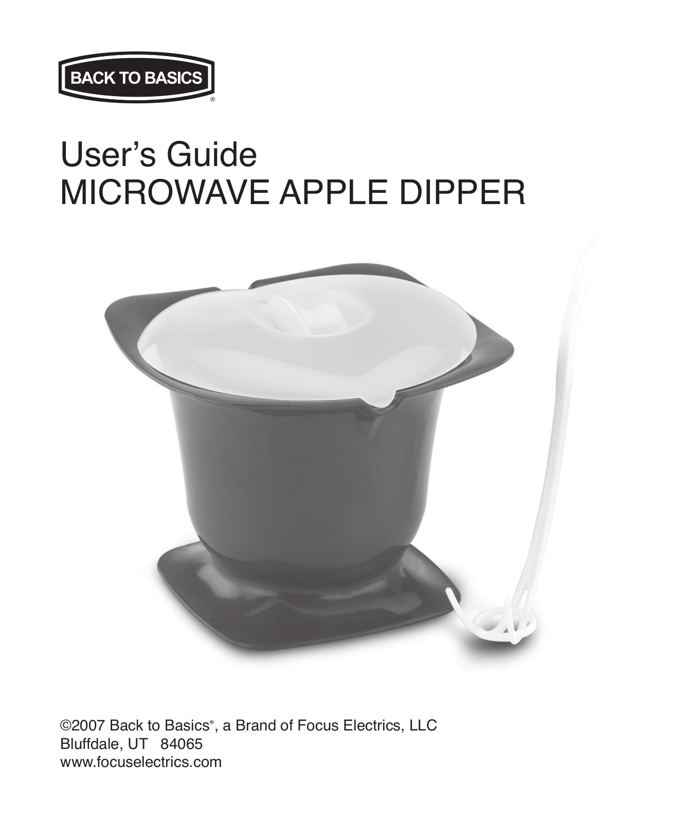 Back to Basics PC17585 User Manual