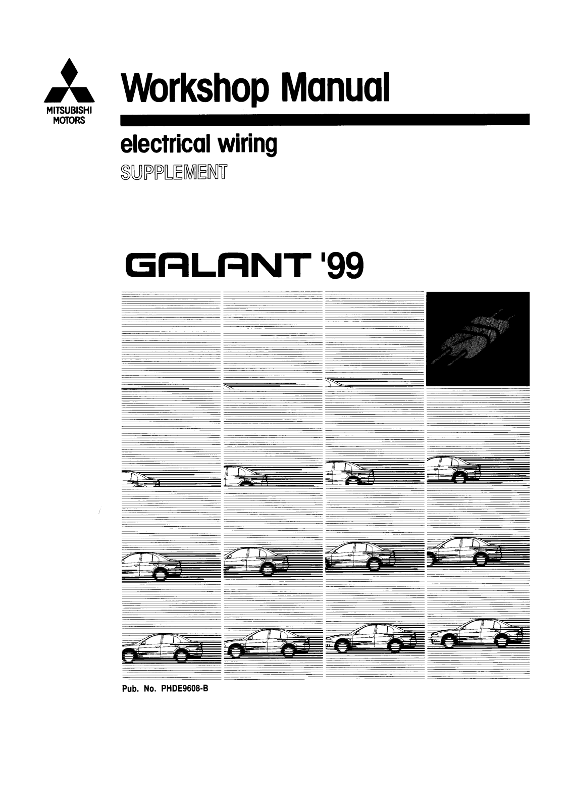 Mitsubishi Galant Electrical Wiring  1999 Owner's Manual