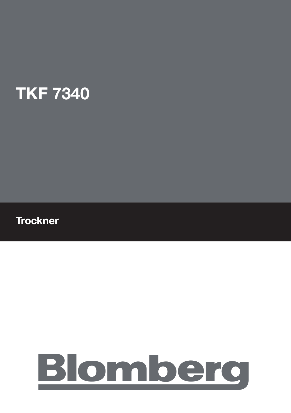 Blomberg TKF 7340 User Manual