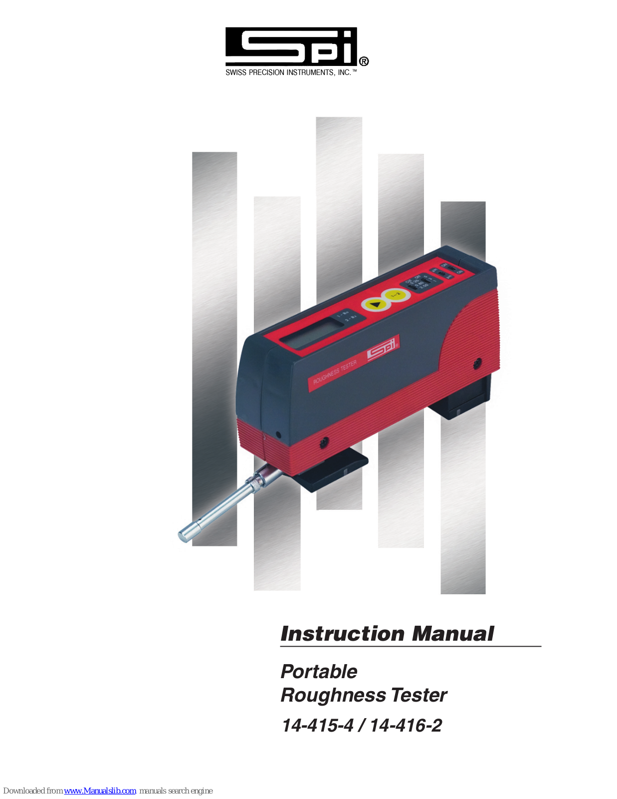 SPI 14-416-2, 14-415-4 Instruction Manual