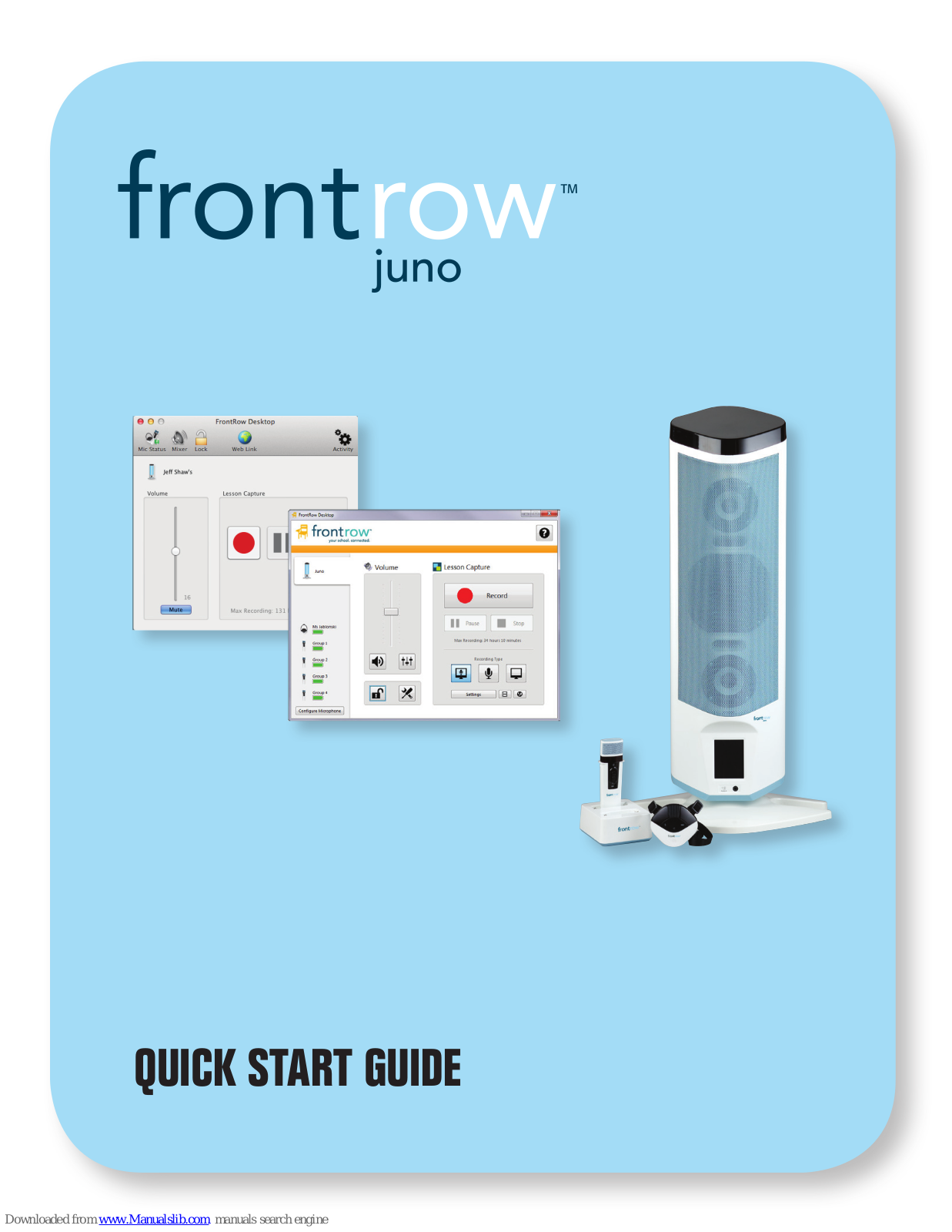 FrontRow Juno Quick Start Manual - ManualMachine.com