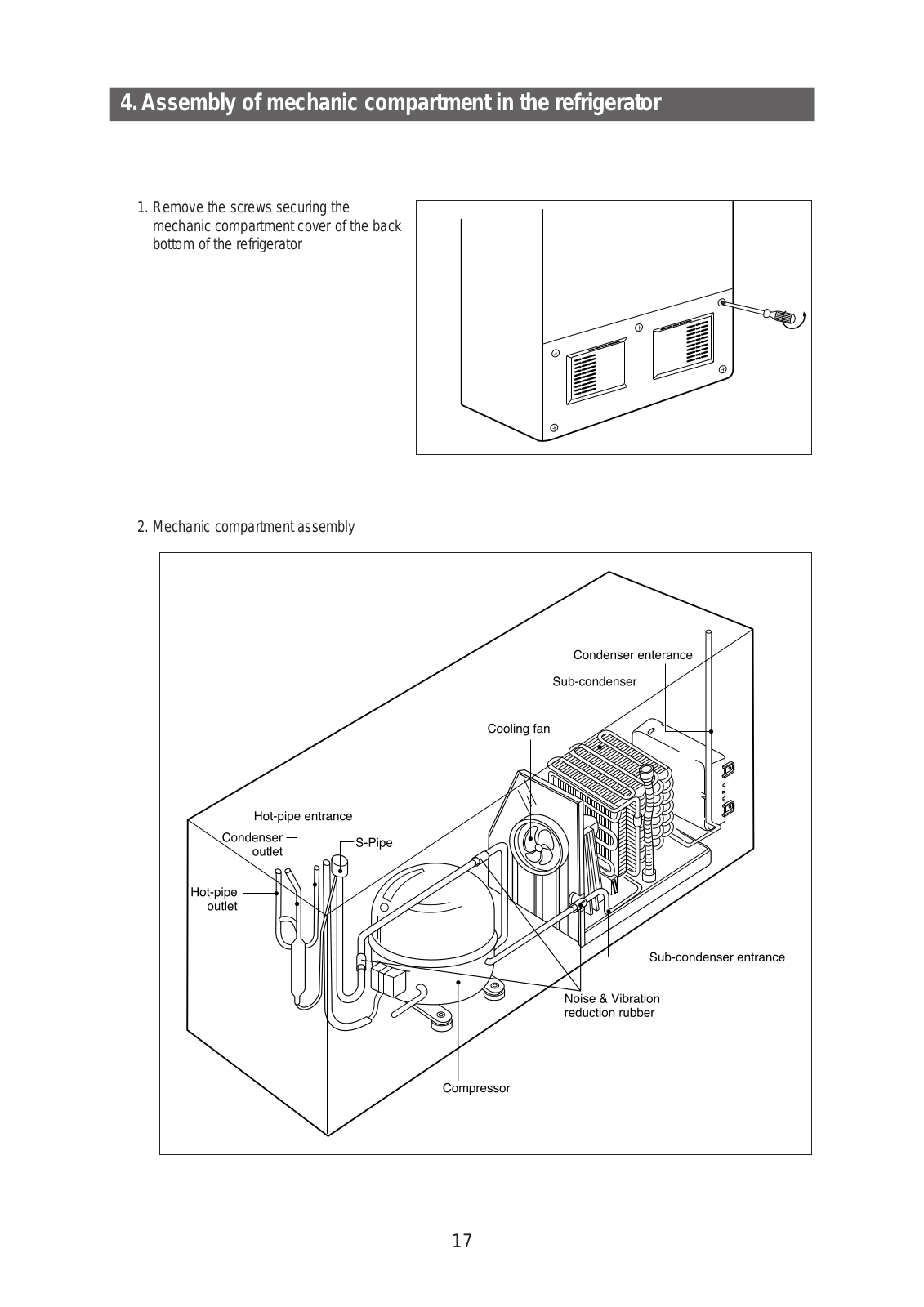 SAMSUNG RT57EAMS Service Manual Part List